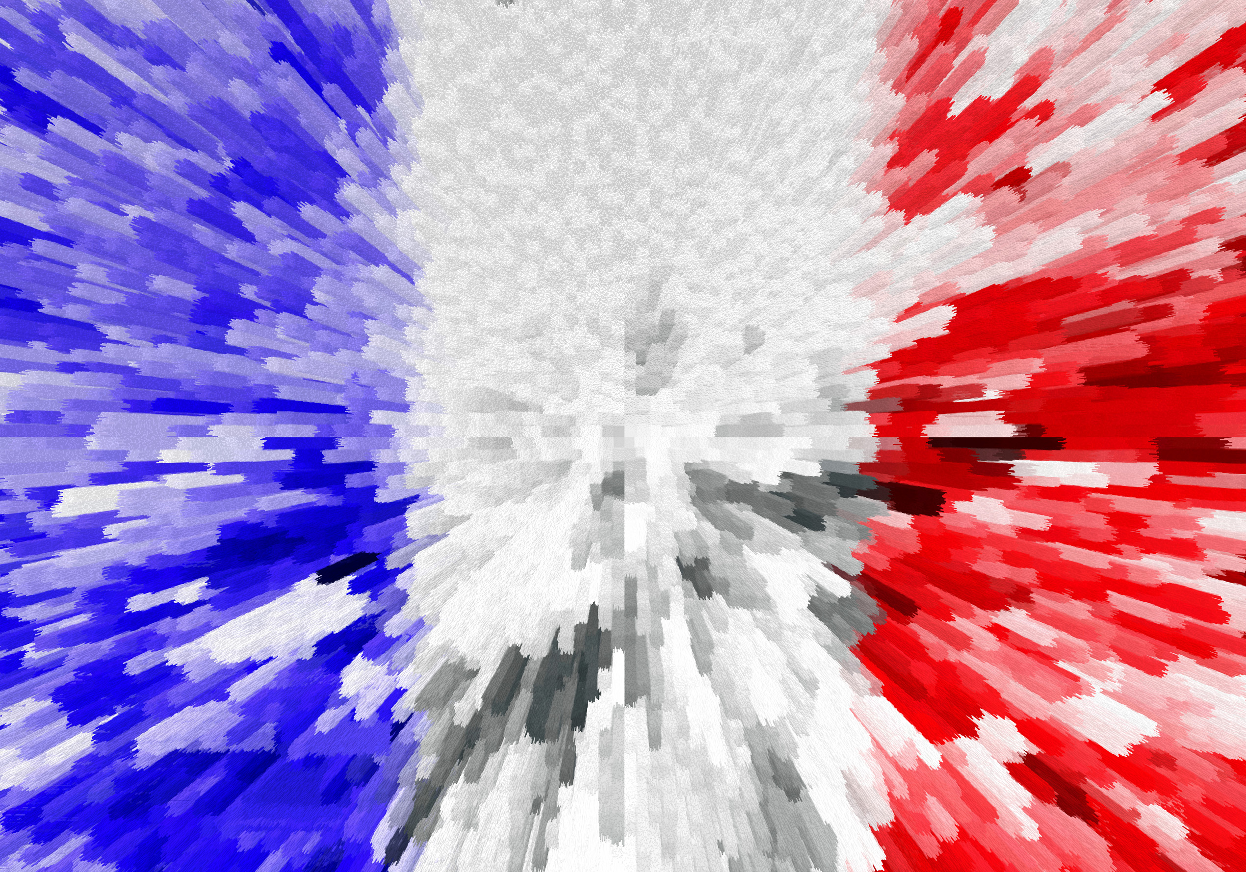 Французский флаг арт