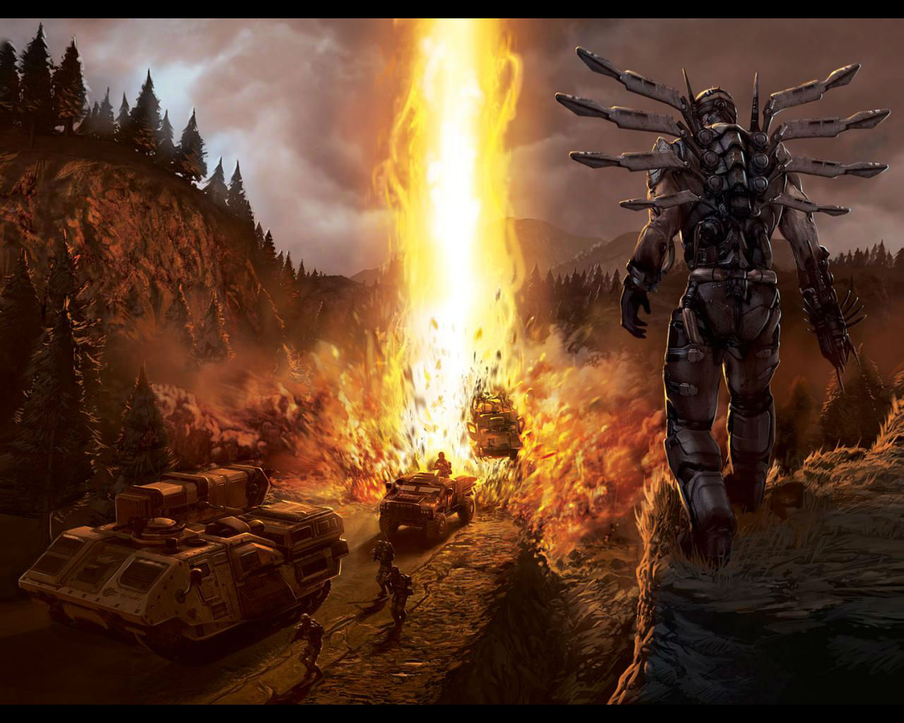 video game, enemy territory: quake wars Desktop Wallpaper