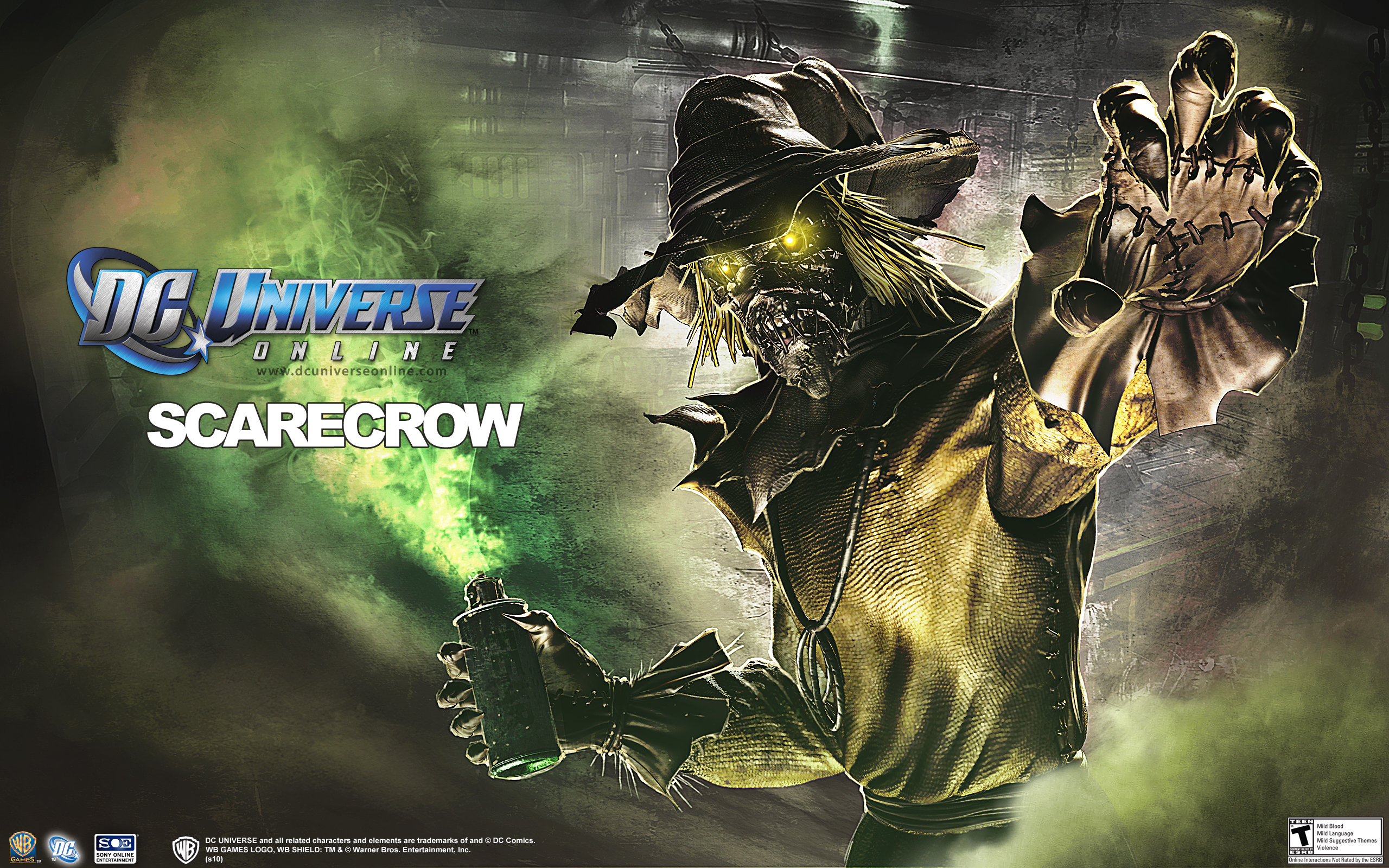 video game, dc universe online, scarecrow (batman) HD wallpaper