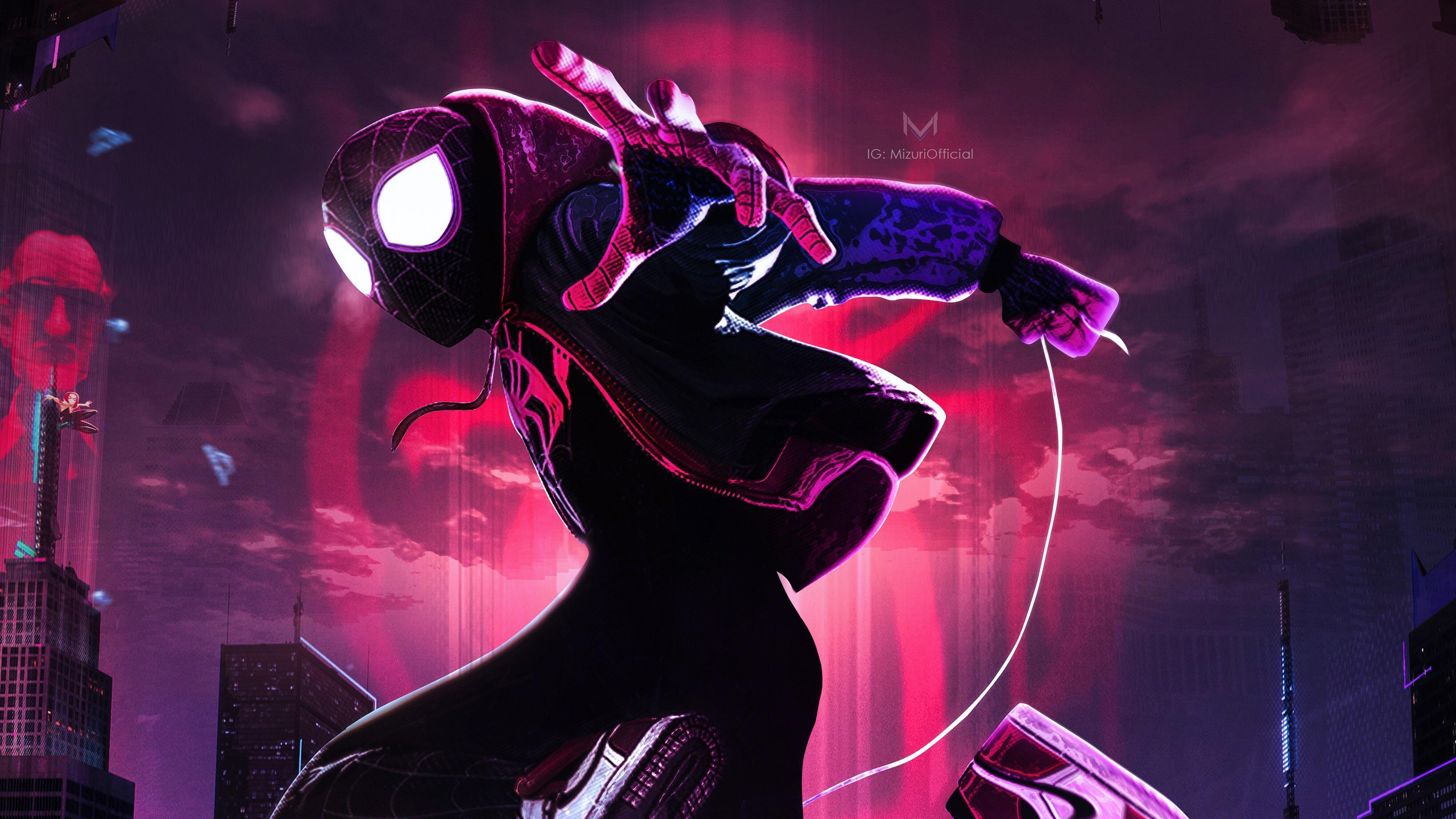 spider man: into the spider verse, miles morales, movie, spider man, superhero