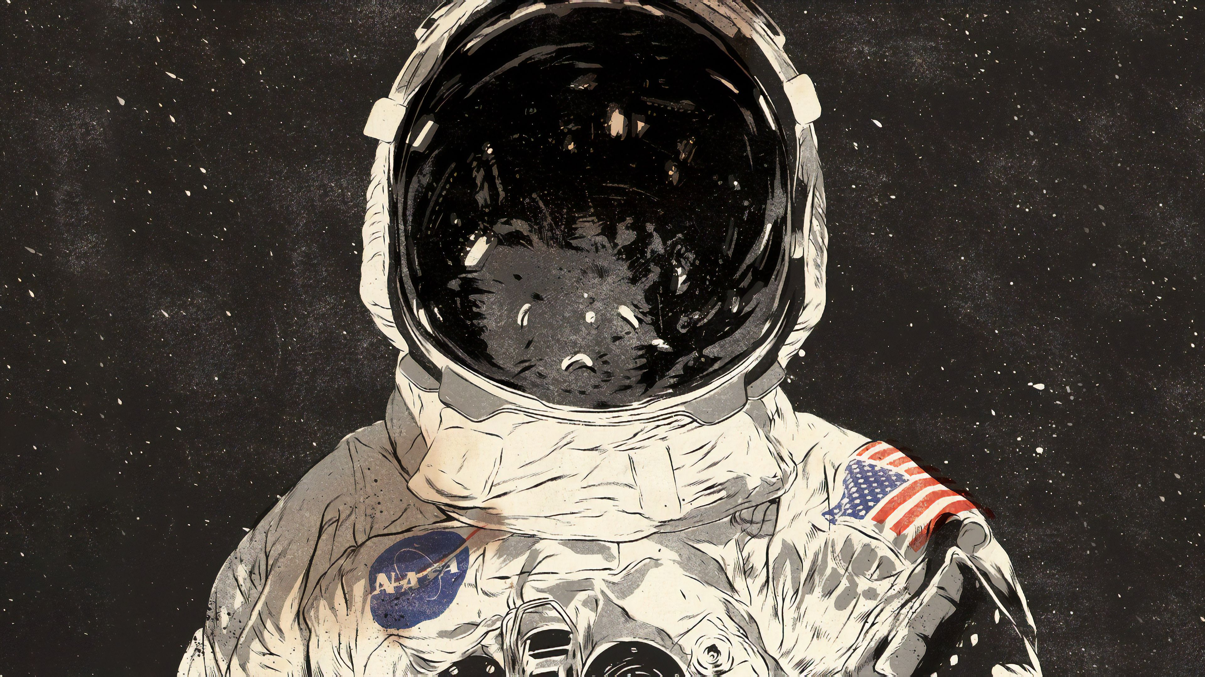 astronaut wallpaper 1366x768