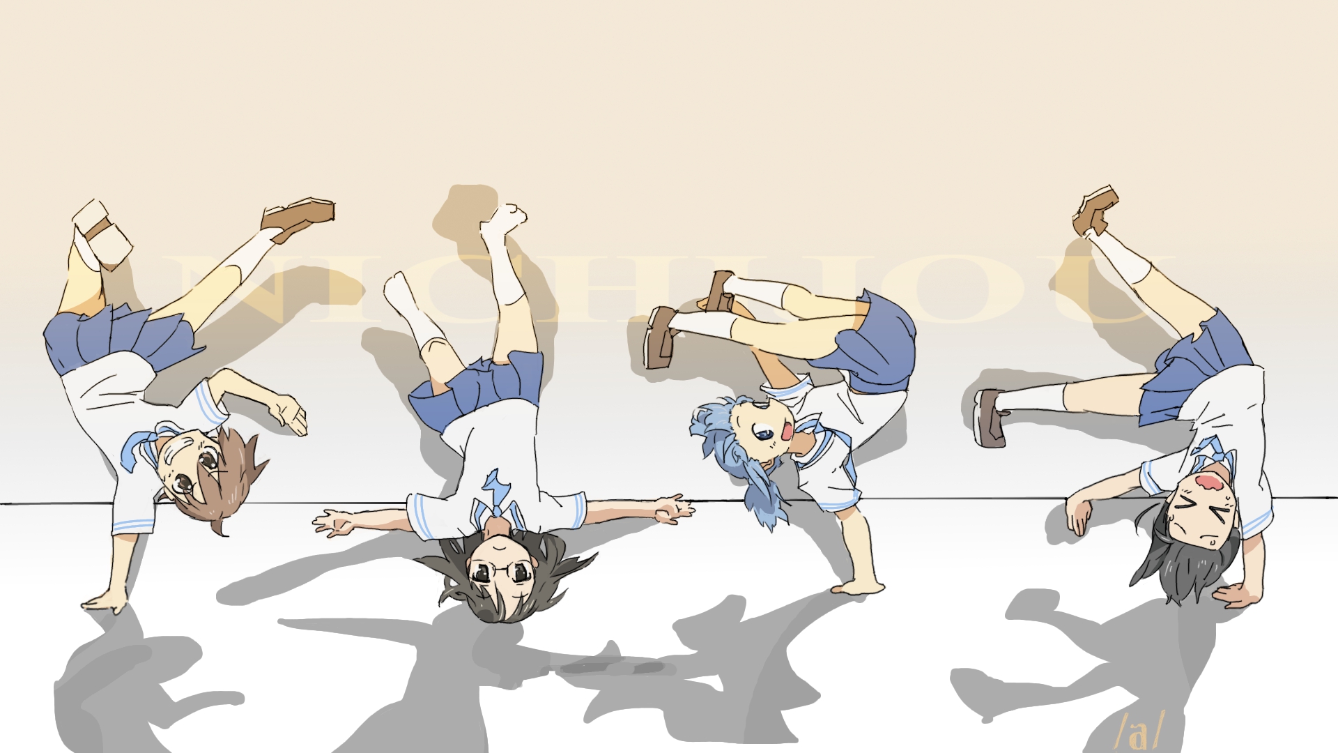 Nichijou манга скачать фото 9