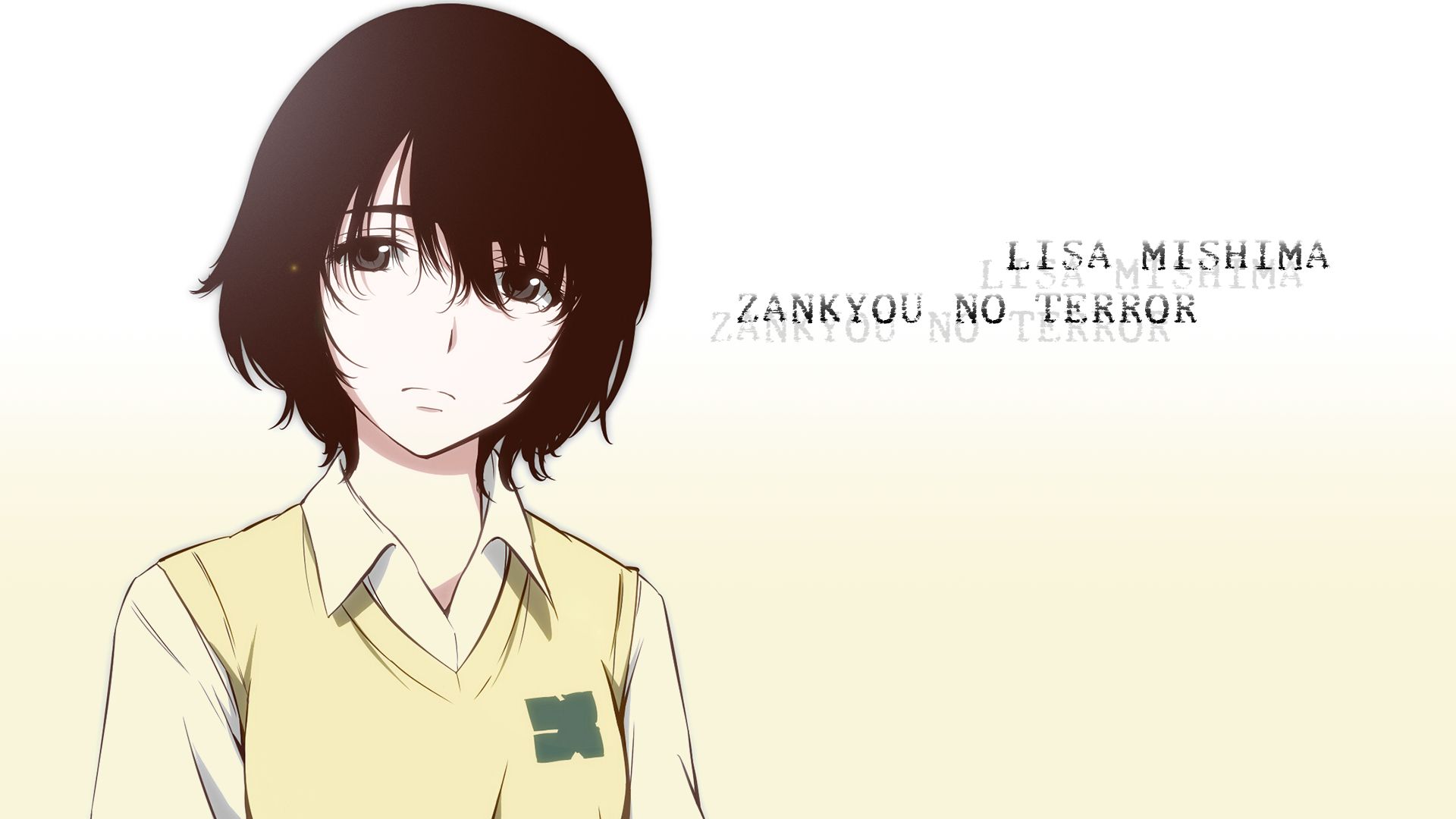 Lisa Mishima аниме: Zankyou no Terror