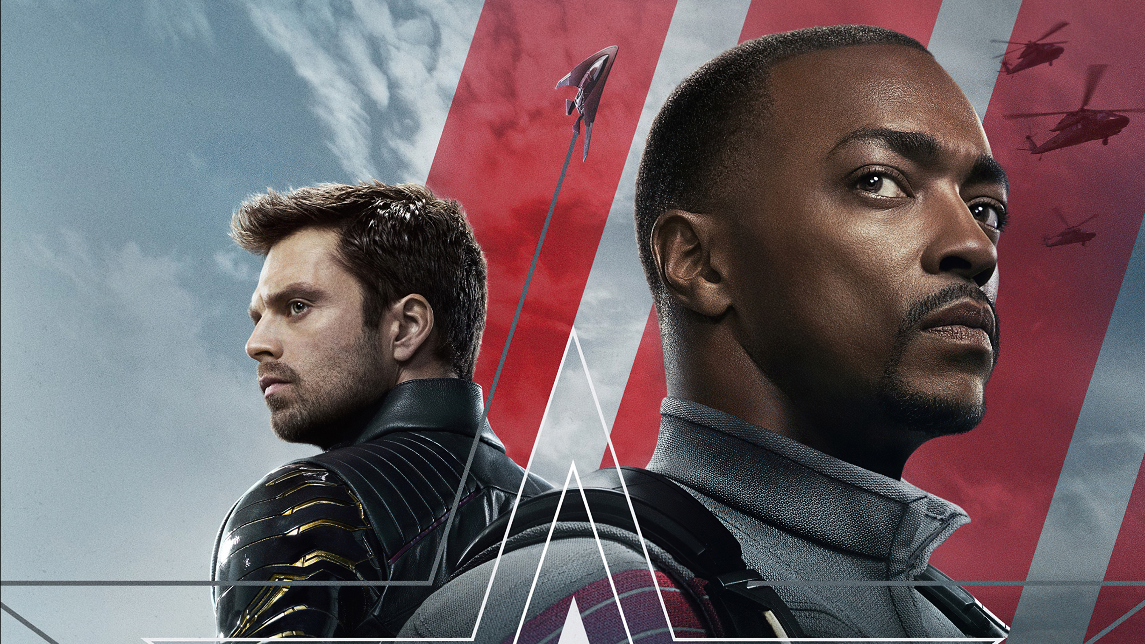 tv show, the falcon and the winter soldier, anthony mackie, bucky barnes, falcon (marvel comics), sam wilson, sebastian stan, winter soldier