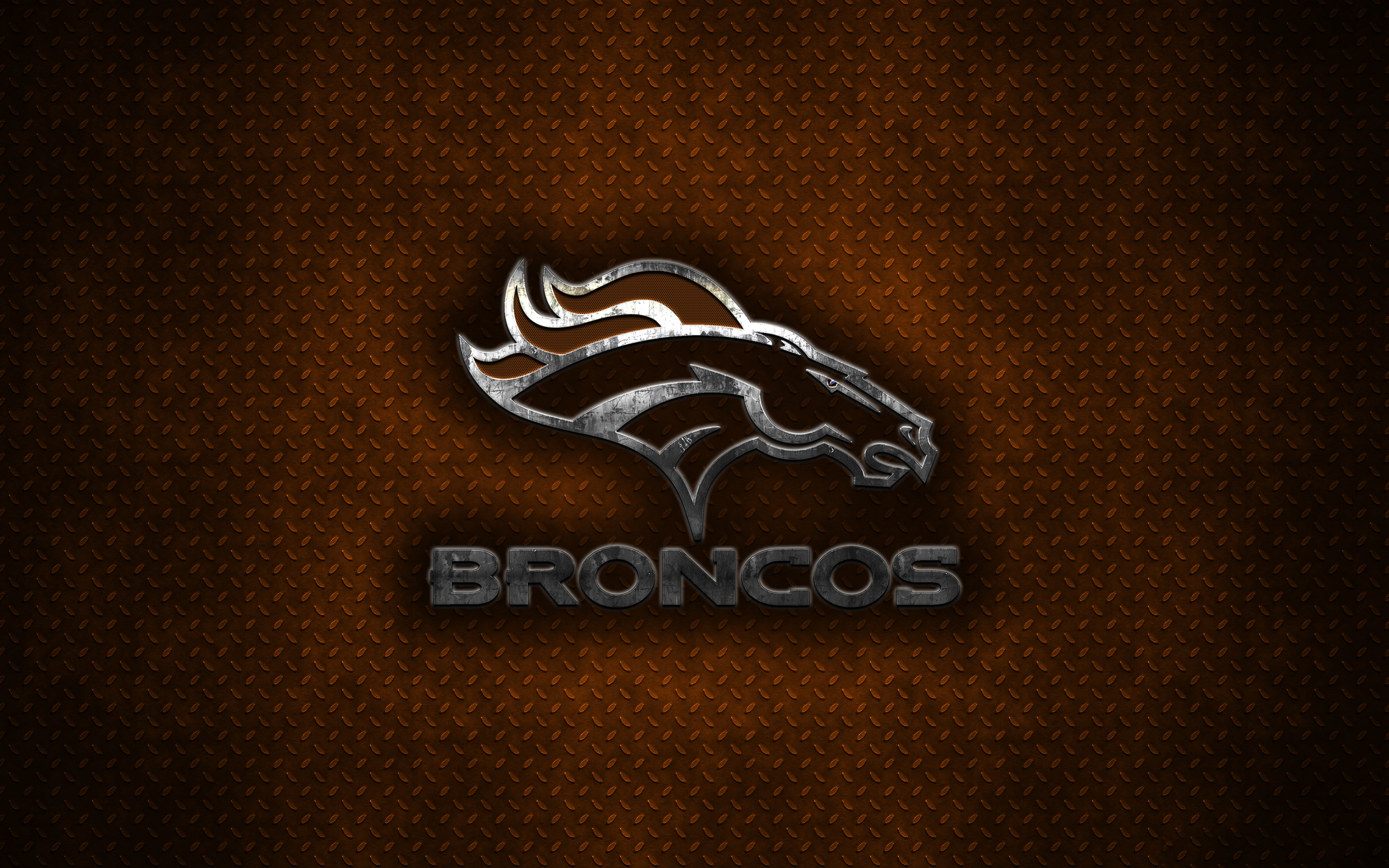 Denver Broncos NFL Logo UHD 4K Wallpaper  Pixelzcc