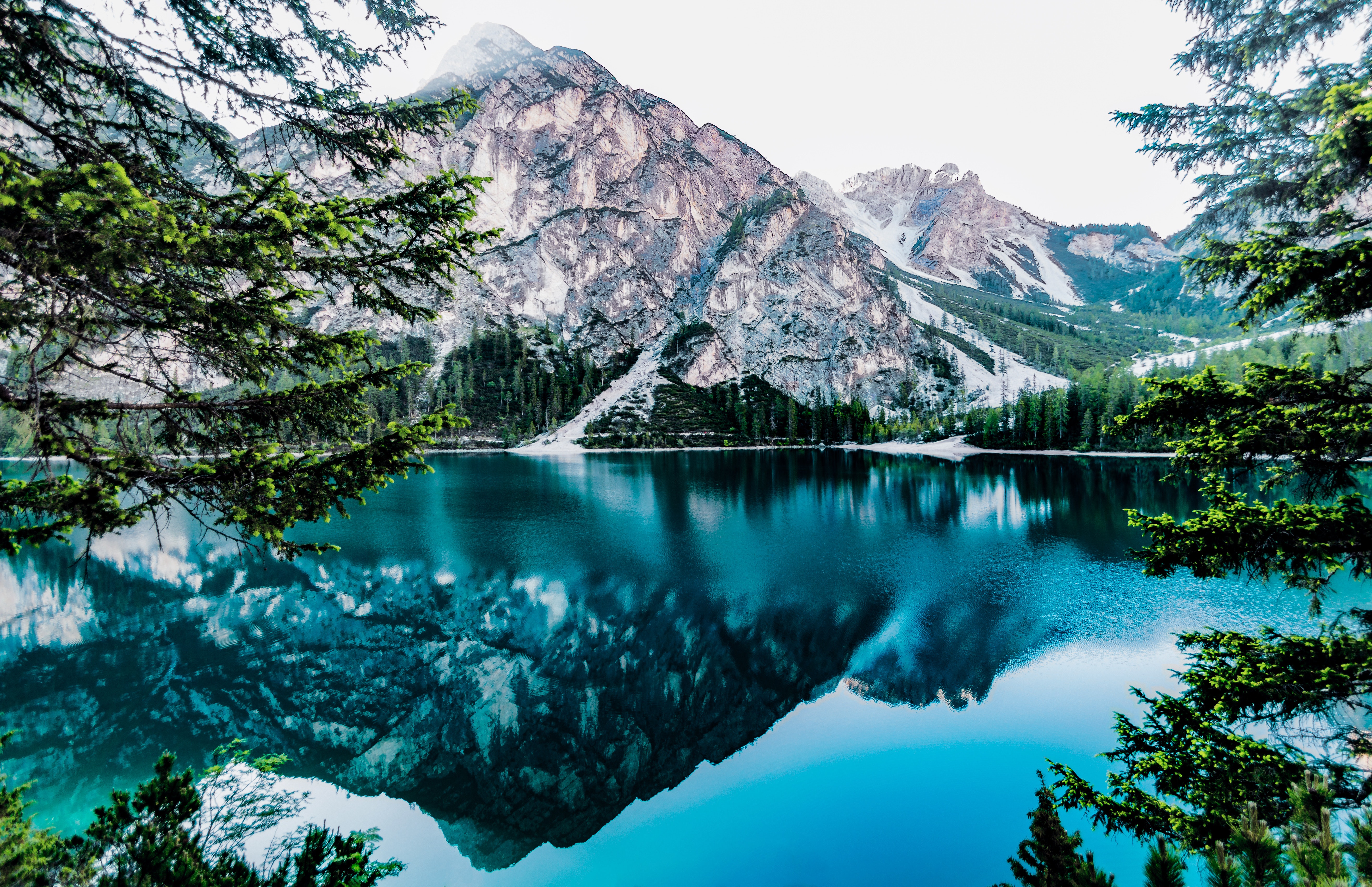 Природа горы озеро