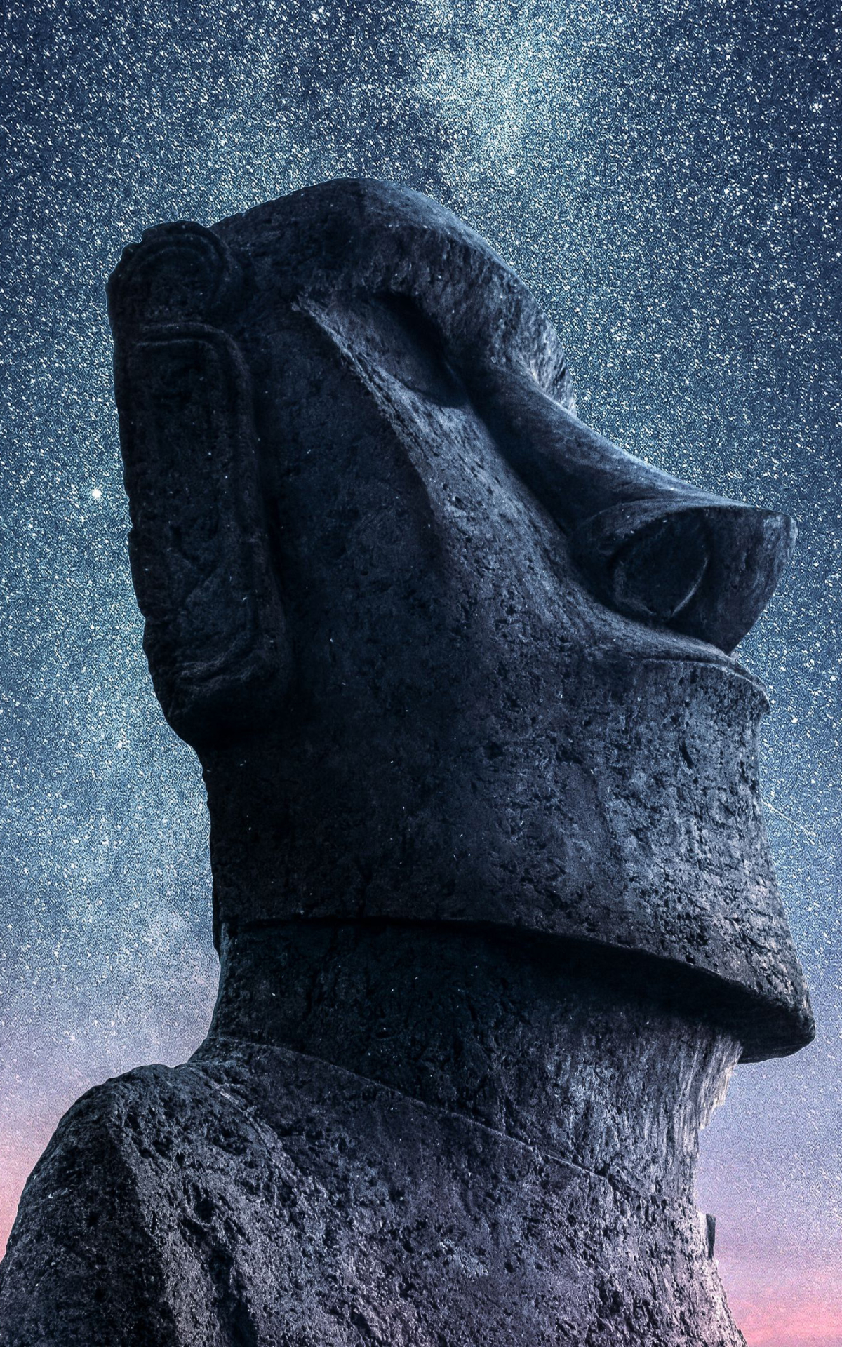 man made, moai, easter island, moai statues images
