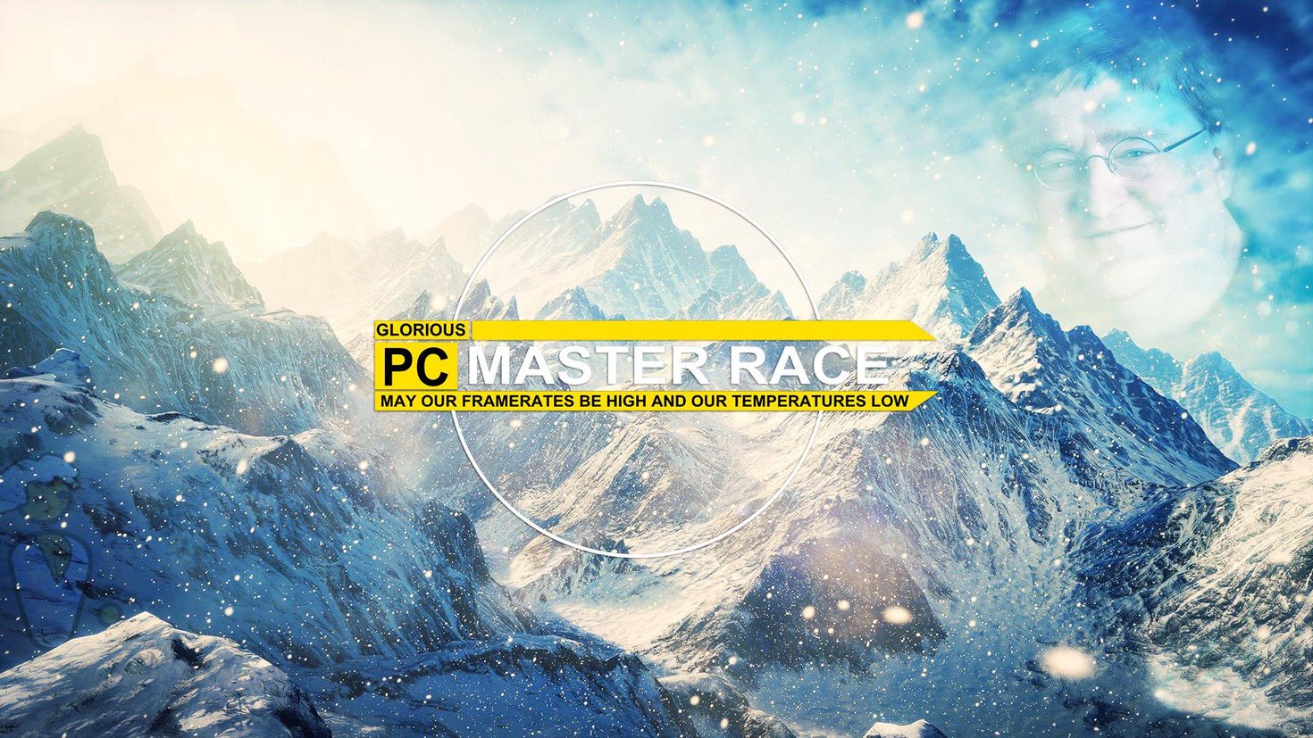 Имя обои на пк. PC Master Race. PC Master Race Wallpaper. Маунтин гейминг. Обои Extension.