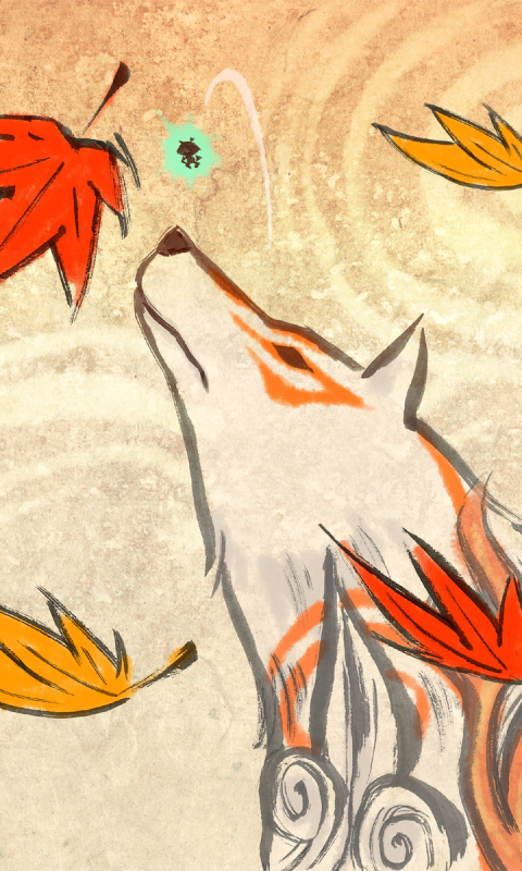 Amaterasu - Wallpaper resize by TheScatterbrain -- Fur Affinity [dot] net