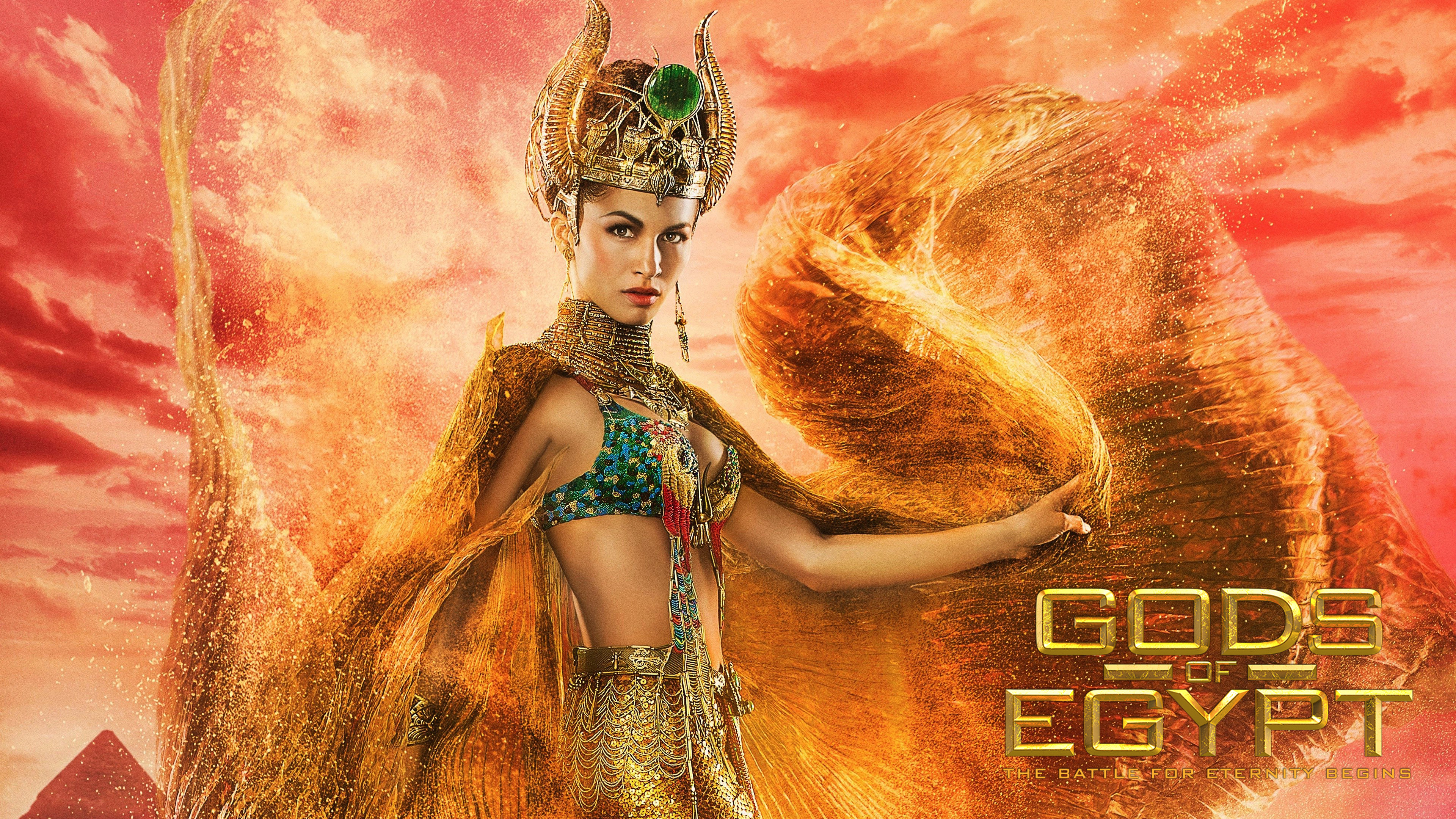 hathor, movie, gods of egypt, crown, elodie yung, goddess