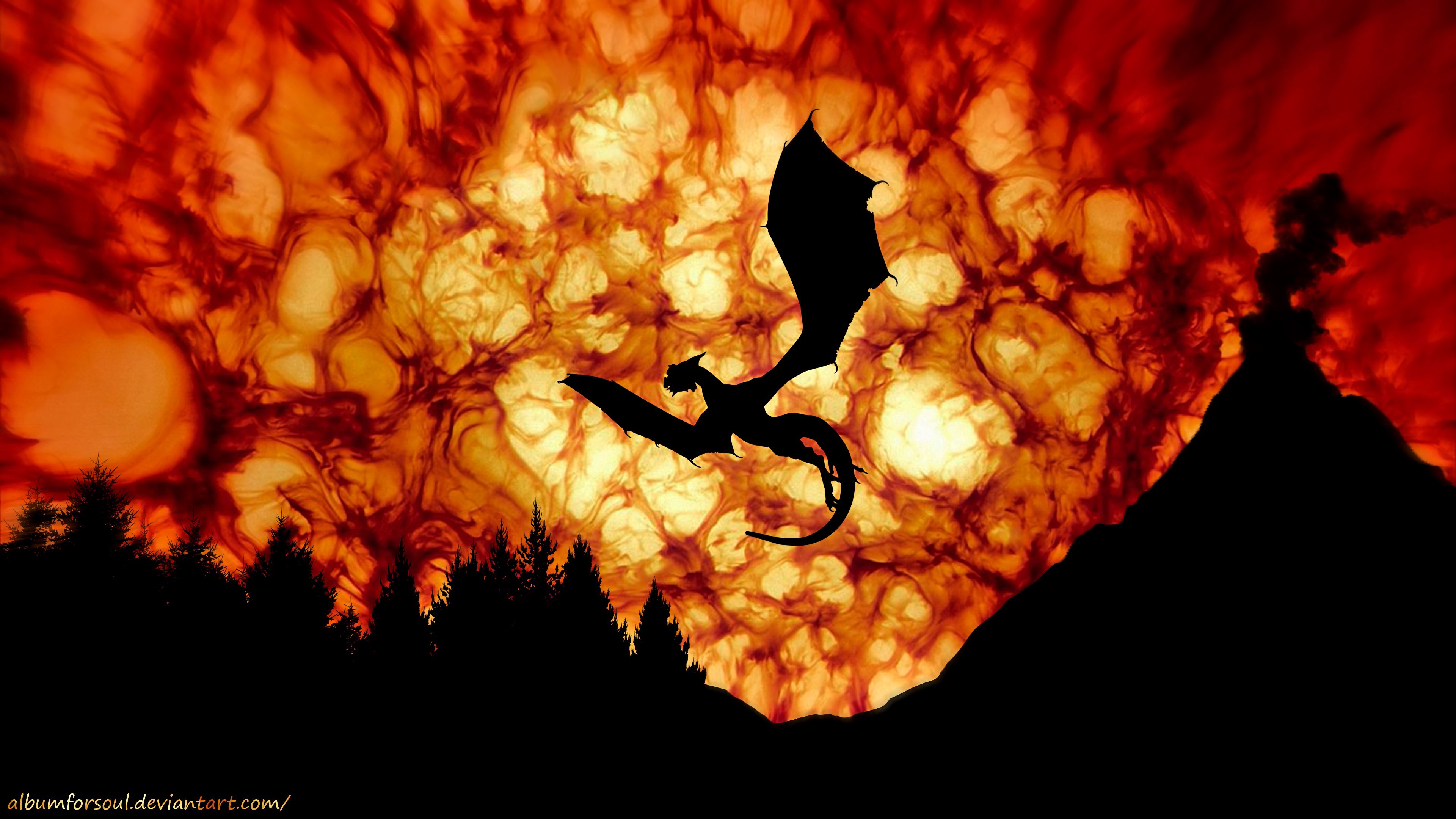 Download mobile wallpaper Sky, That's Incredible, Fire, Dragon, Fiction, Art for free.