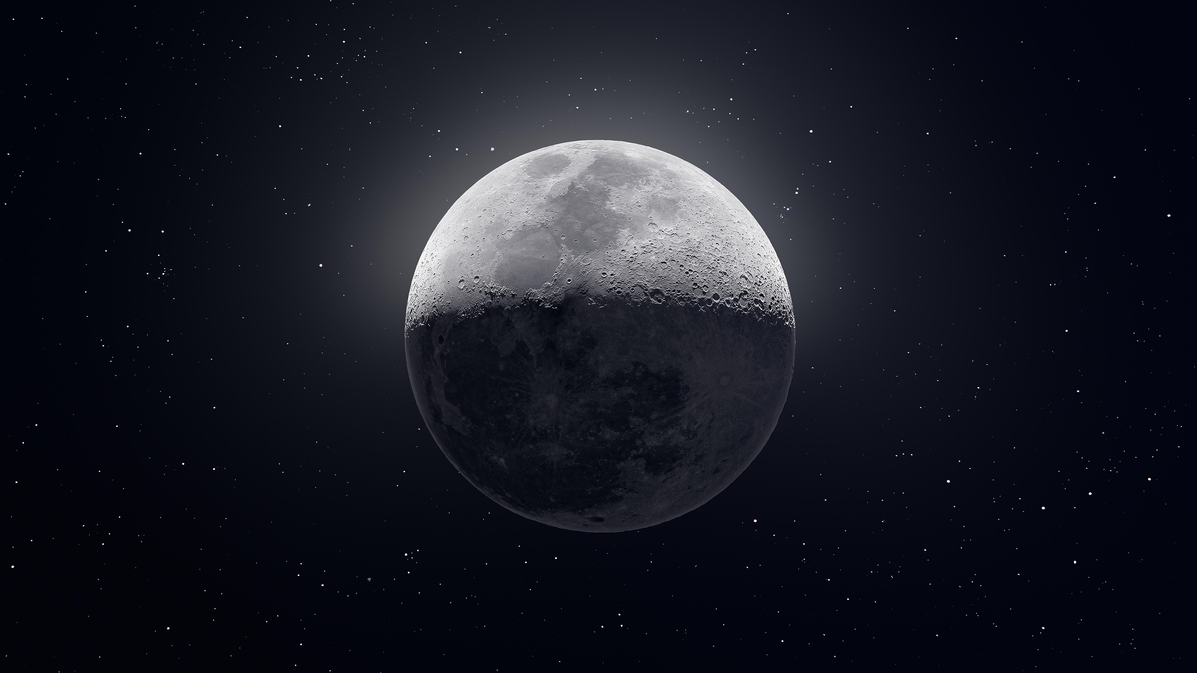 moon, space, stars, earth for android