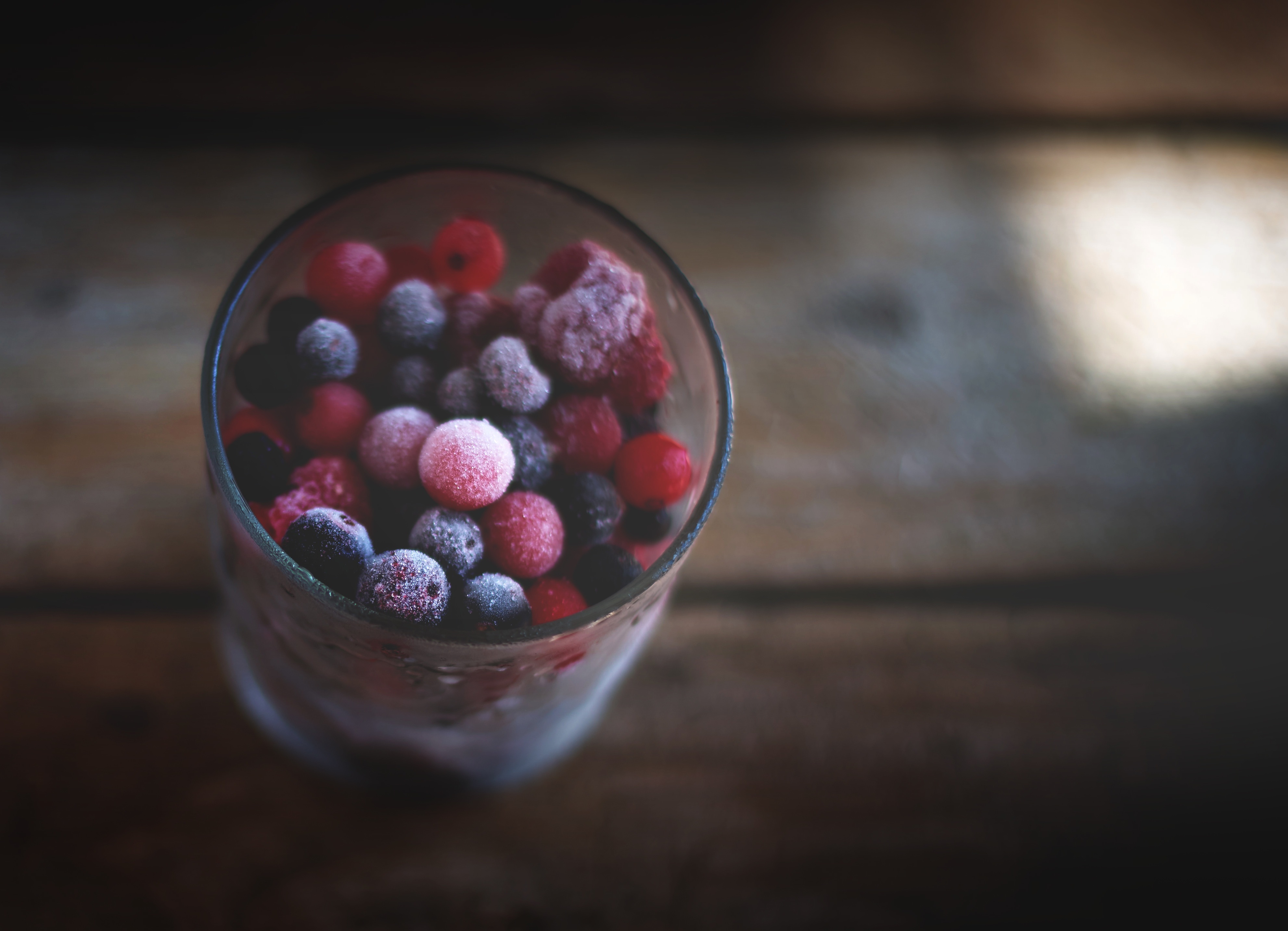 android food, raspberry, bilberries, berries, frozen