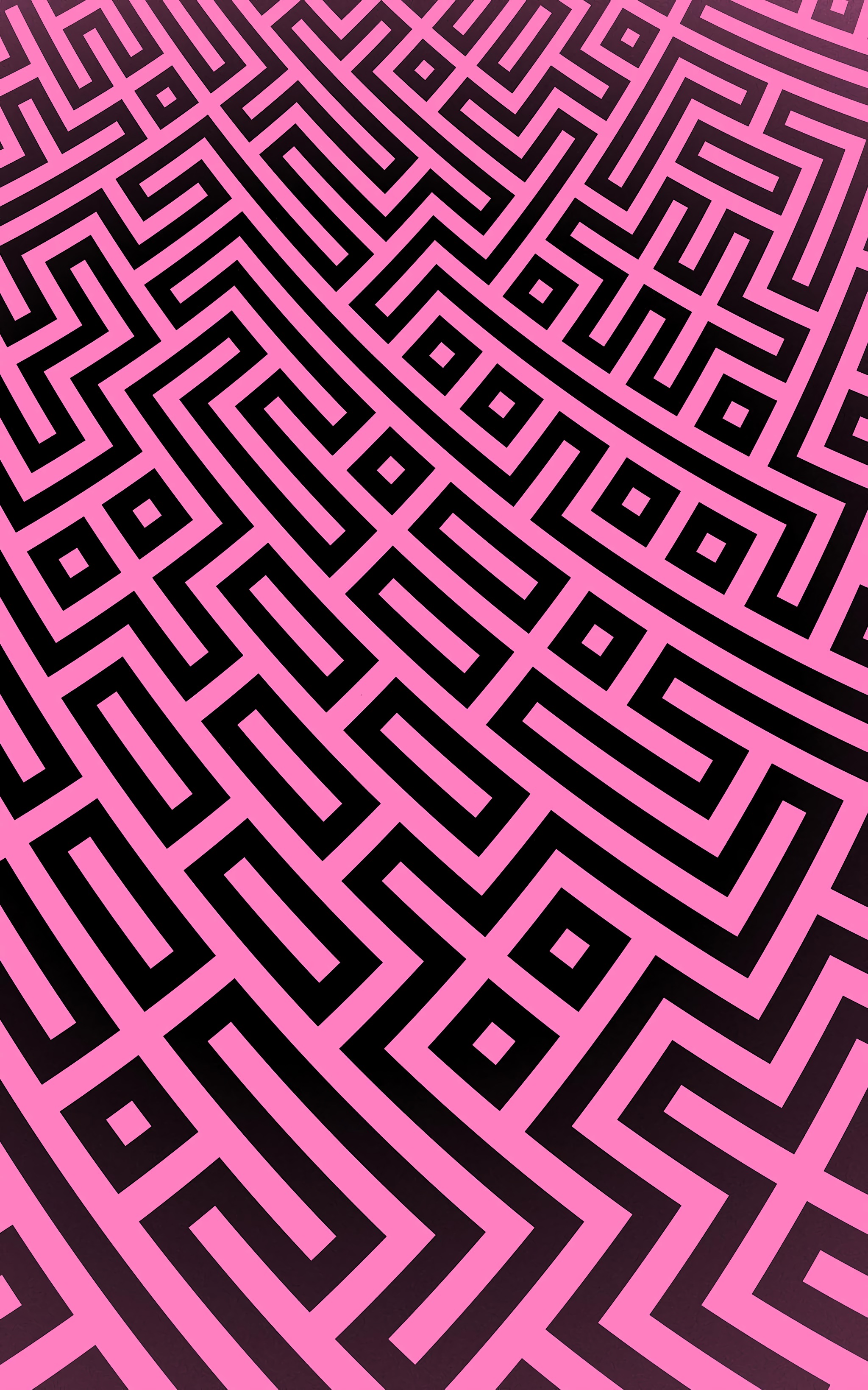 pink, lines, geometric, pattern, black, texture, textures High Definition image