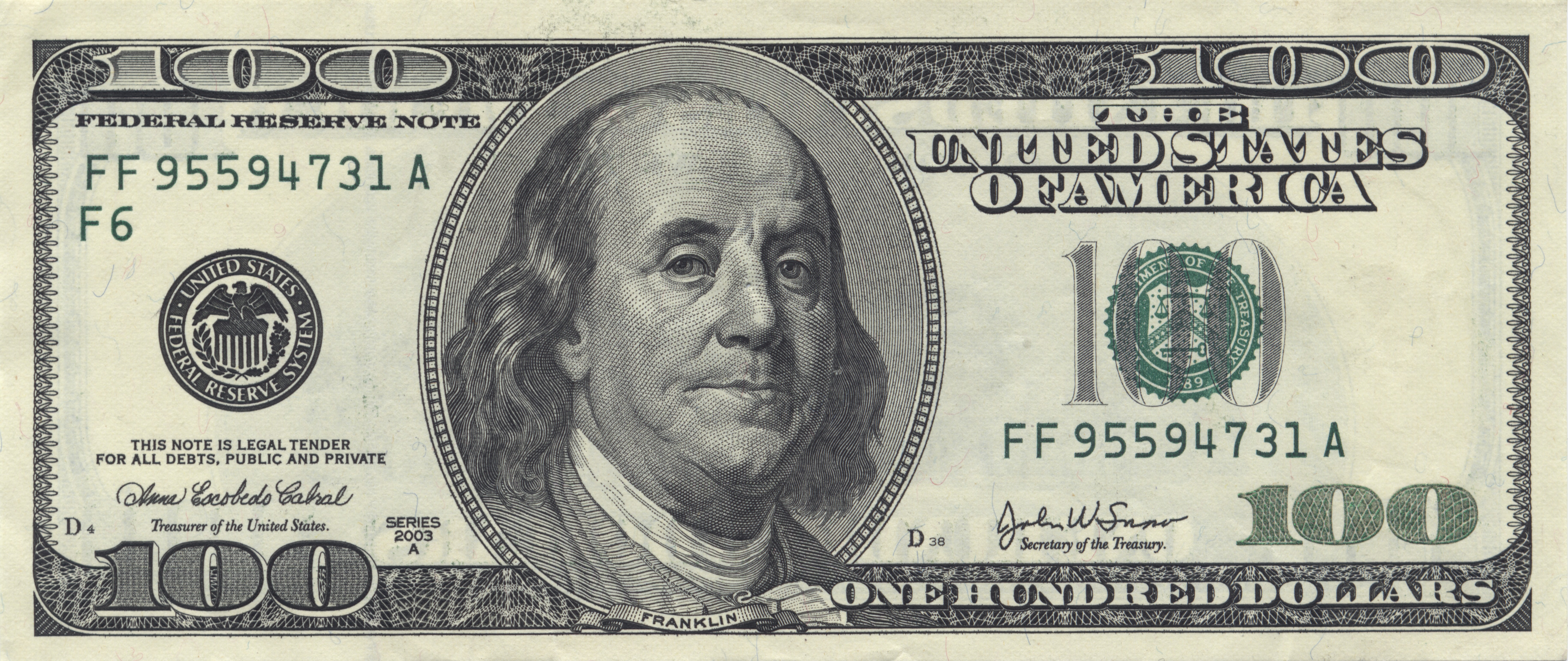 Billete de dolar americano