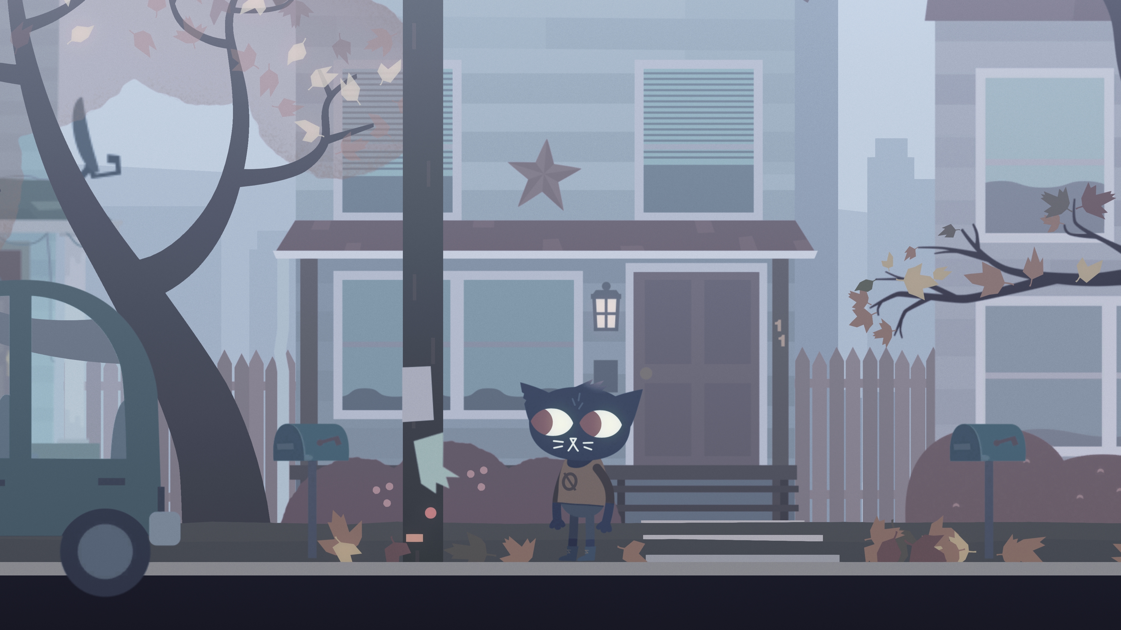 Descending the woods freetp. Поссум Спрингс Night in the Woods. Night in the Woods игра. Найтс ин зе Вудс. Night in the Woods фон.