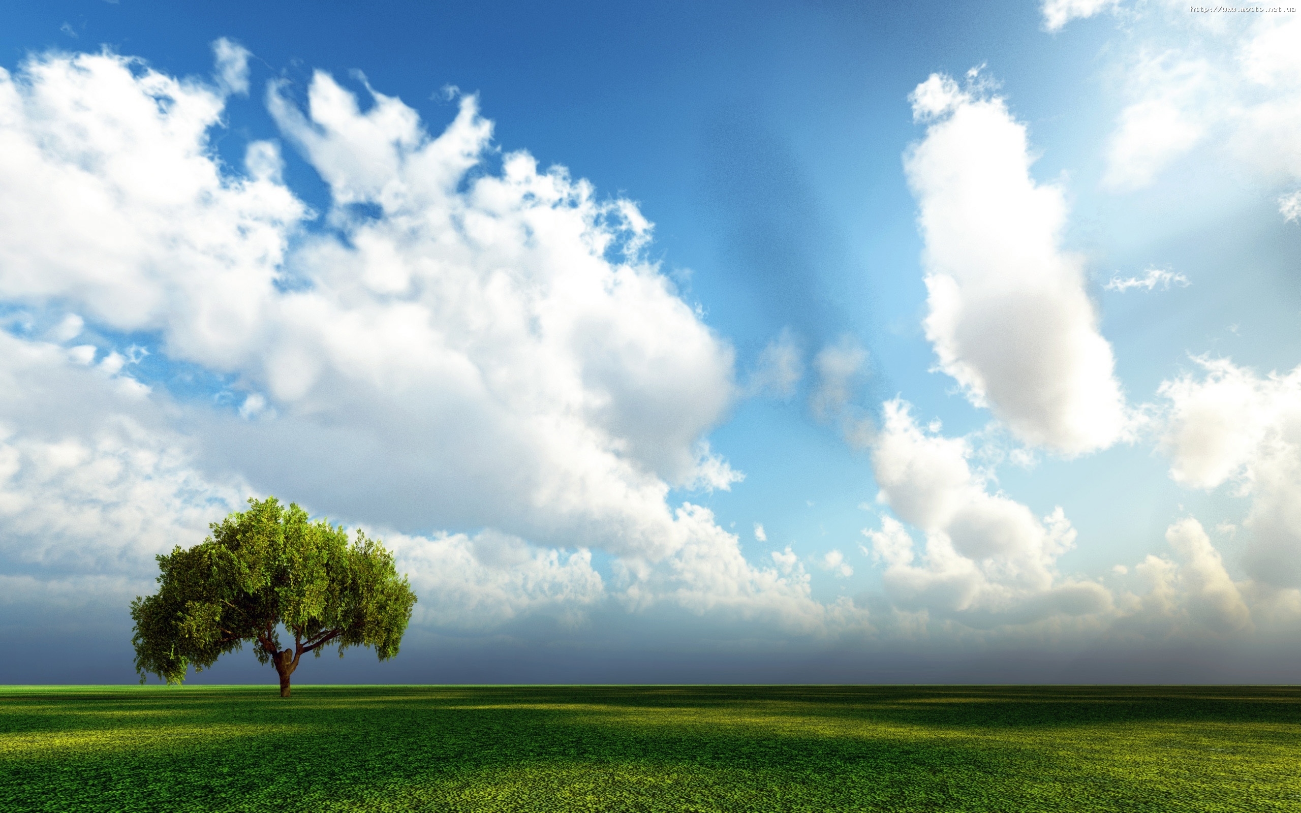 Free download wallpaper Landscape, Sky, Clouds, Trees on your PC desktop