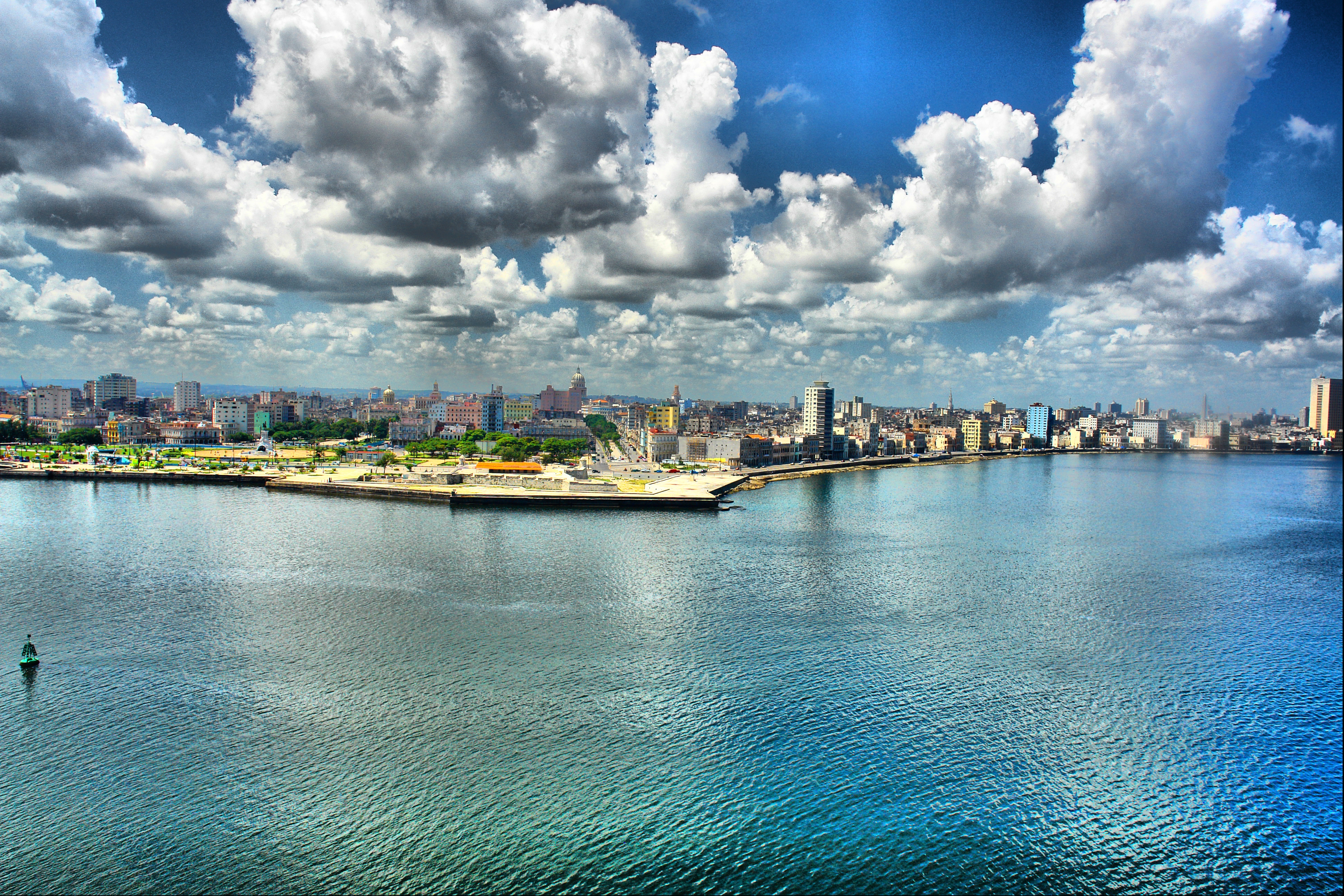 Download mobile wallpaper Havana, Embankment, Quay, Cities, Hdr, Cuba for free.