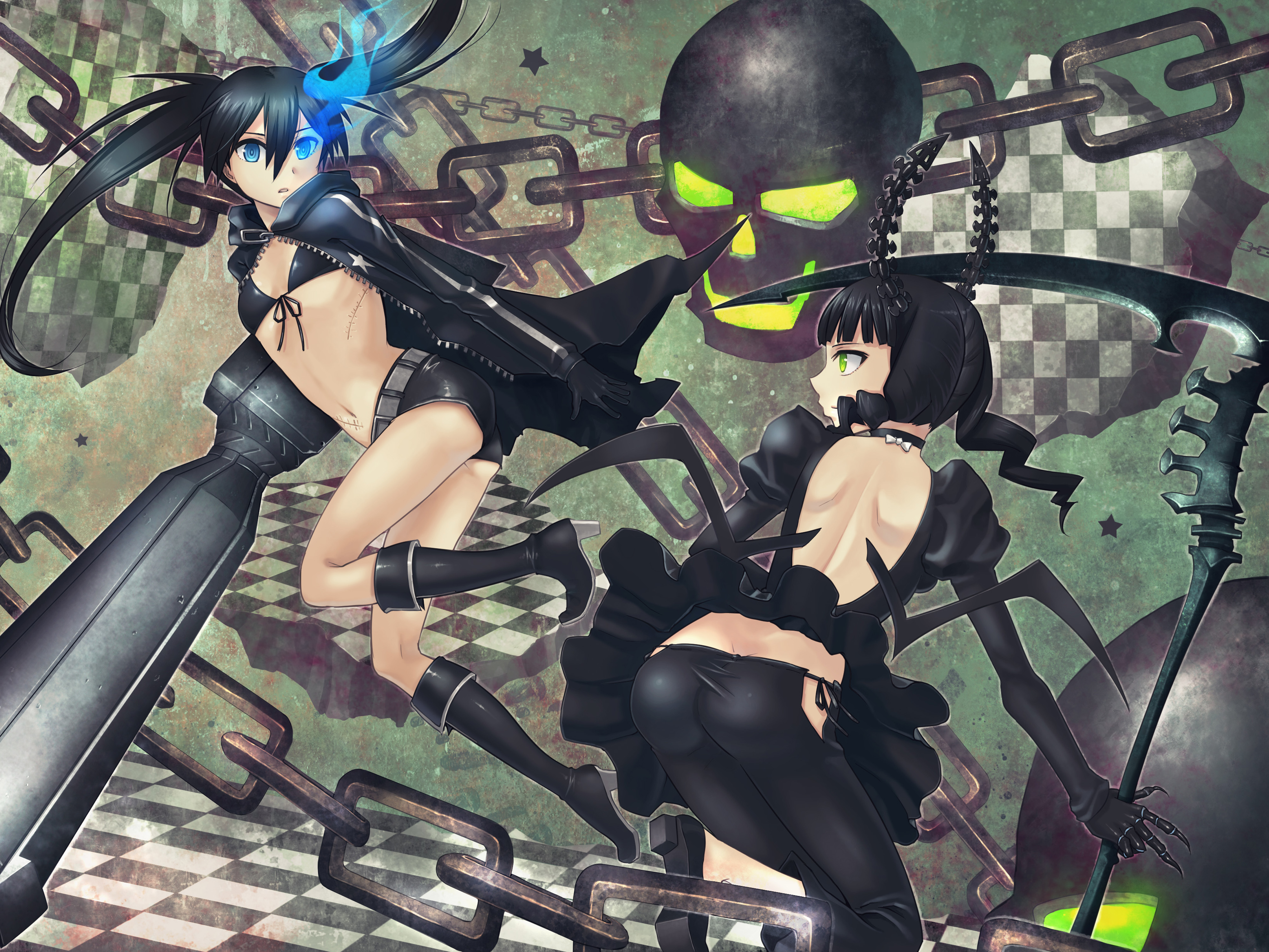 Black rock shooter m da s tarou манга фото 116