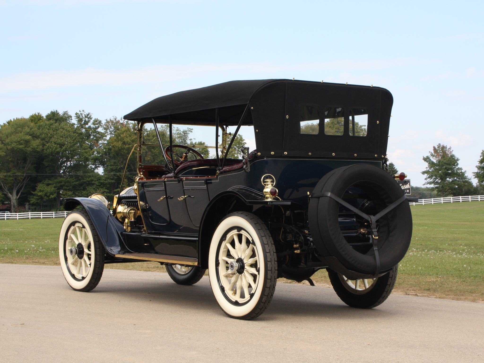 Six tour. Car 1913. 1914 Packard 'Single Six'.