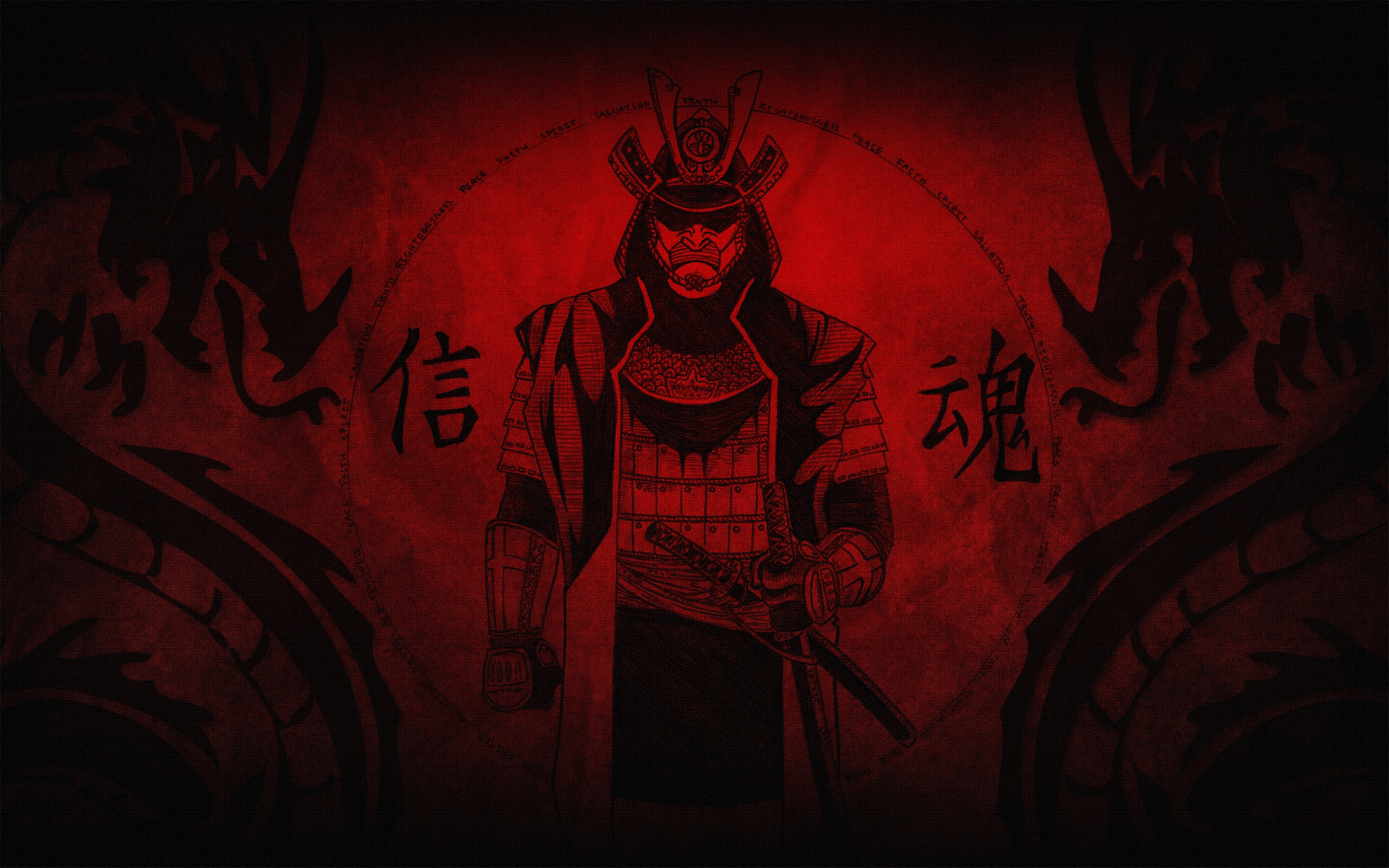 Lock Screen PC Wallpaper samurai, fantasy