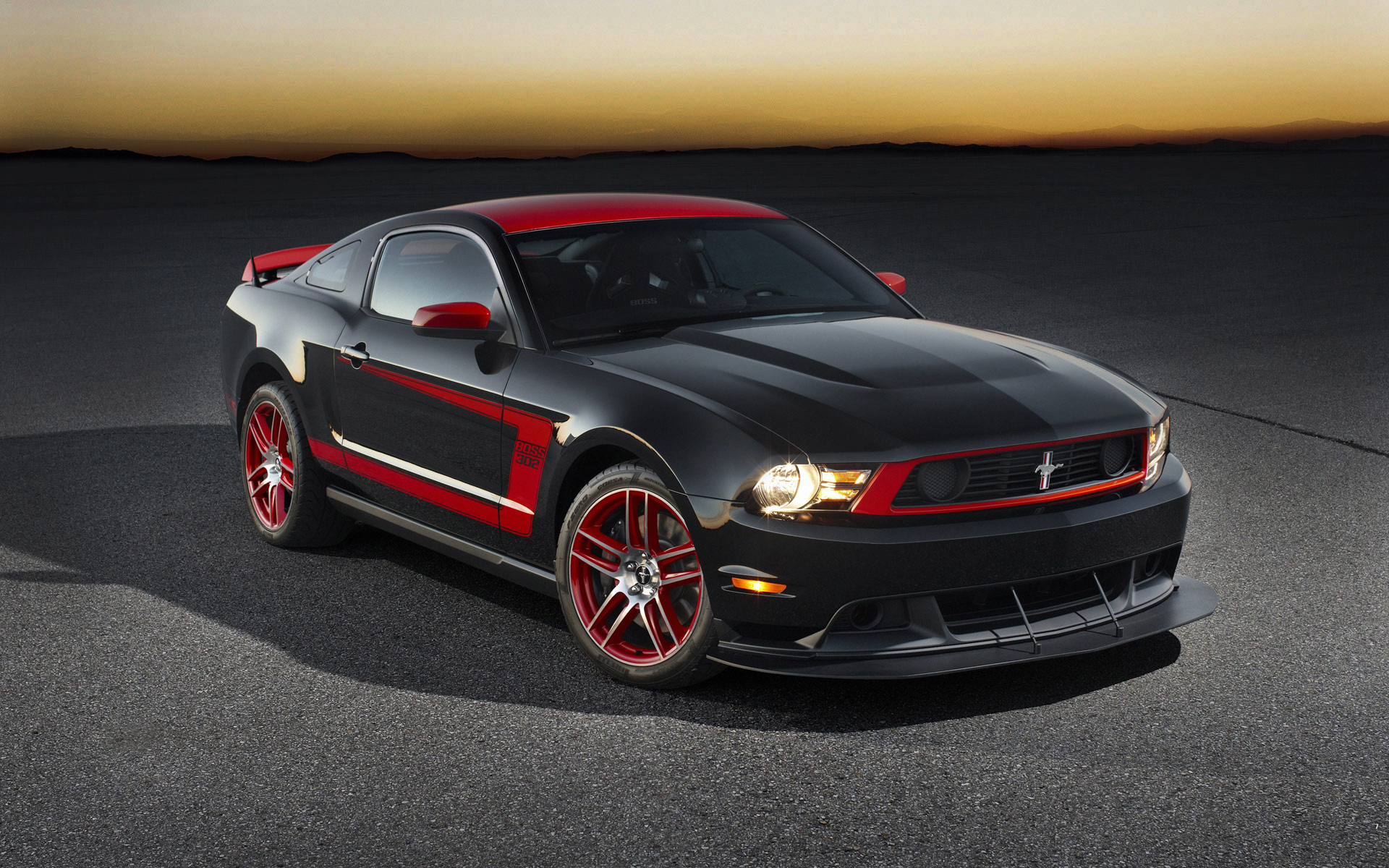 ford mustang boss 302, ford mustang boss, muscle car, ford mustang, ford, vehicles, black car, car
