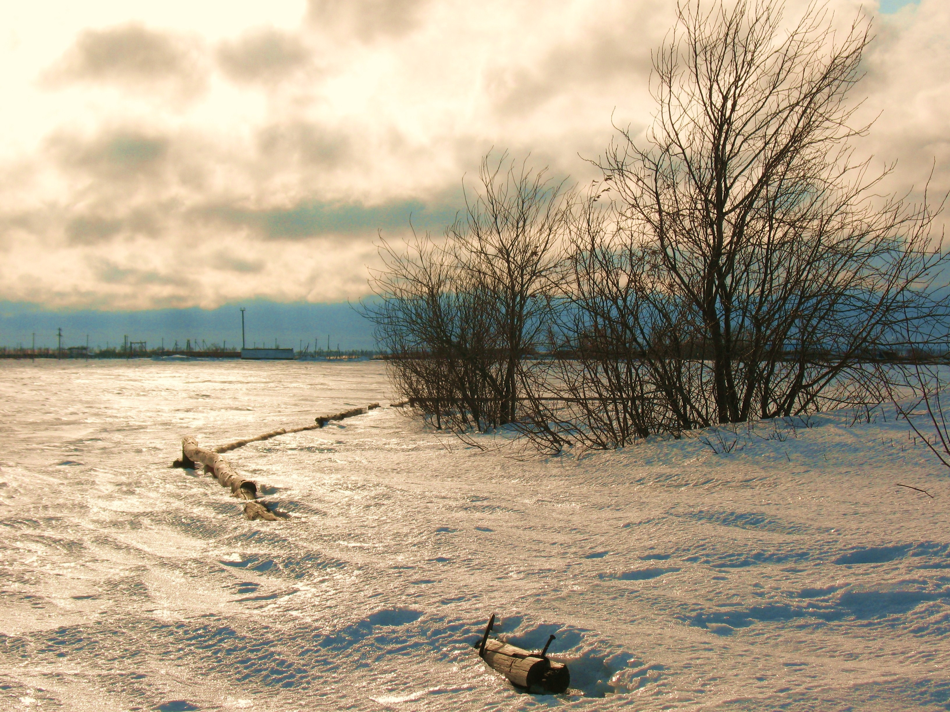 Laden Sie das Natur, Steppe, Sunset, Frost, Wind, Schnee, Norden, Landschaft, Winter-Bild kostenlos auf Ihren PC-Desktop herunter