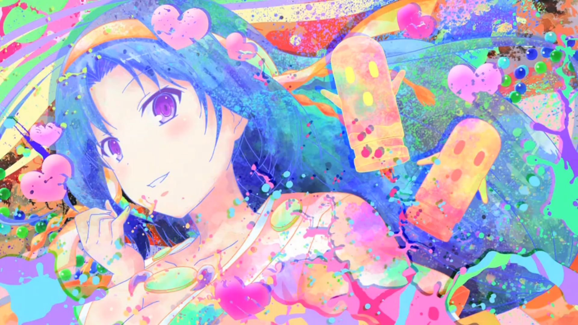 Rainbow,Colorful Anime! Picture #129978076 | Blingee.com