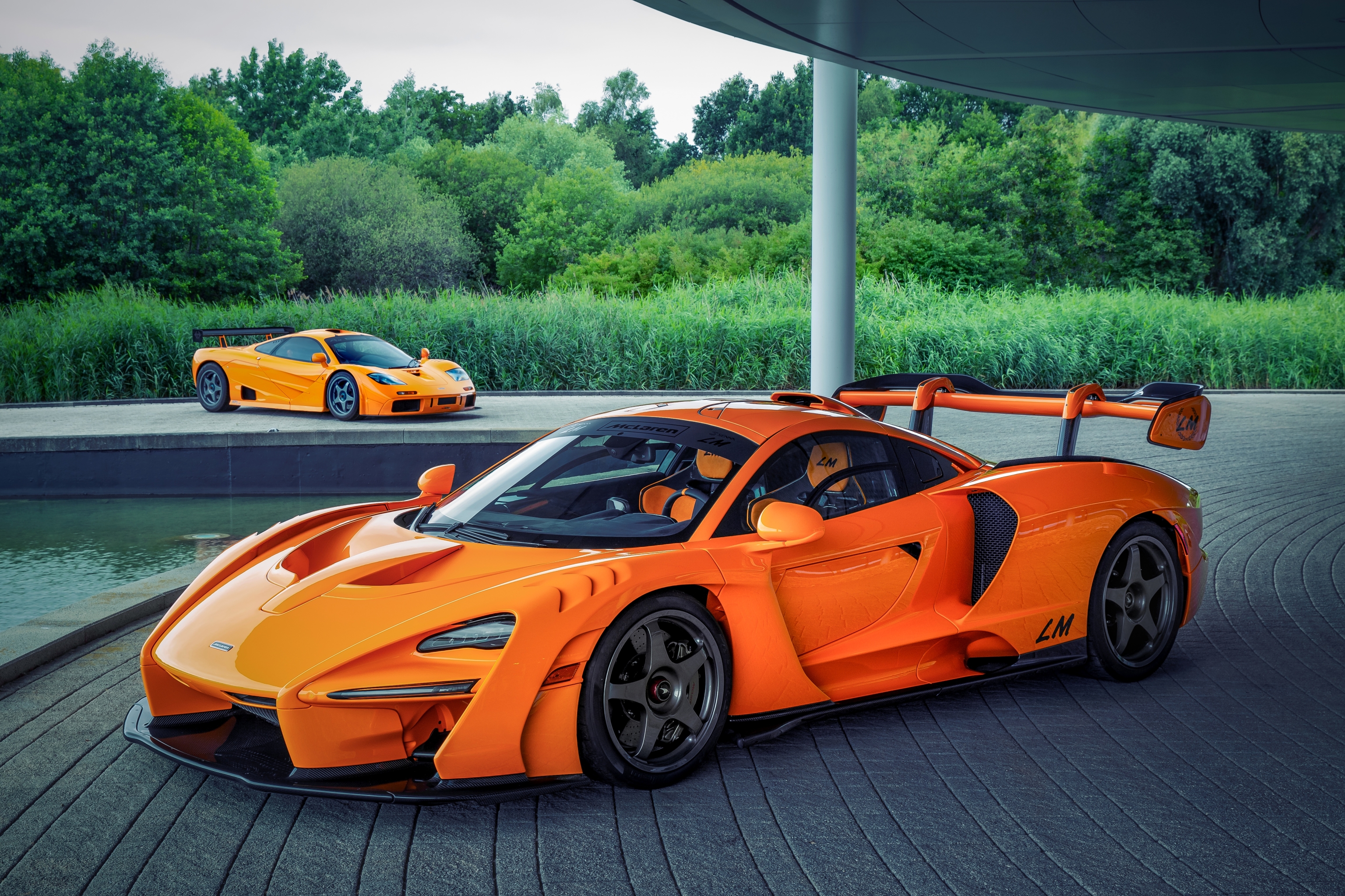 Машина MCLAREN Senna оранжевый