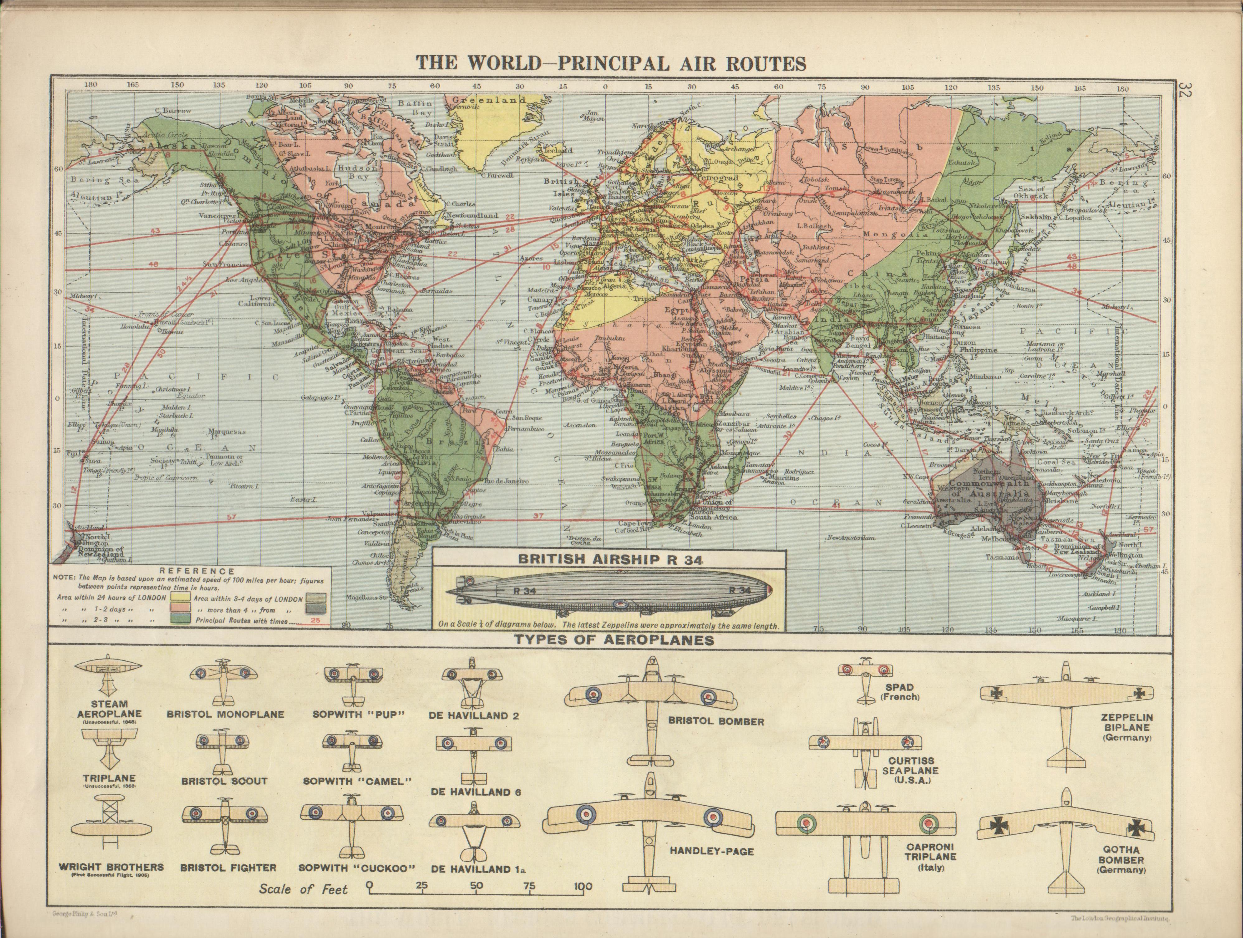 Политическая карта мира 1930