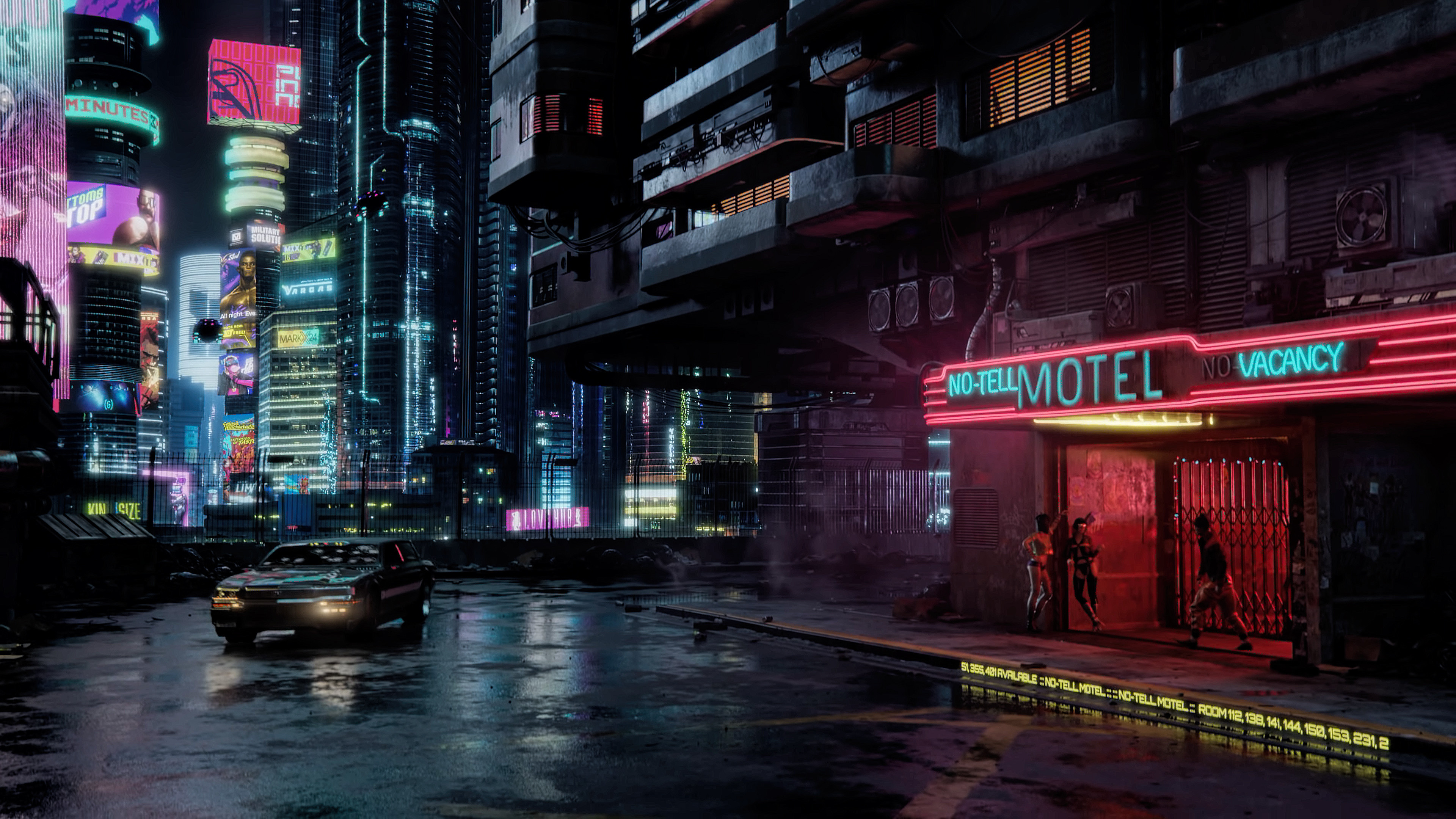 Download Explore the massive world of Cyberpunk 2077 HD Wallpaper