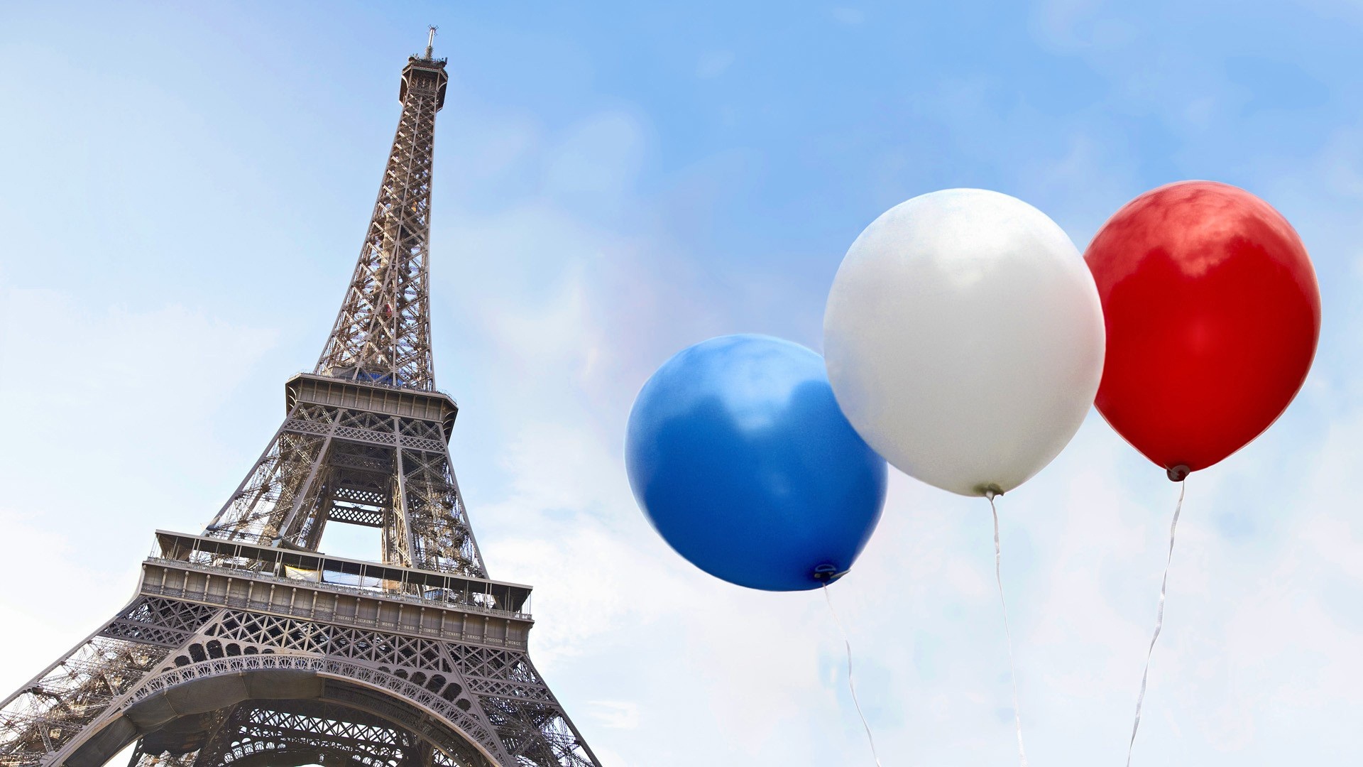 Téléchargez des papiers peints mobile Sky, L'architecture, Paysage, Tour Eiffel gratuitement.