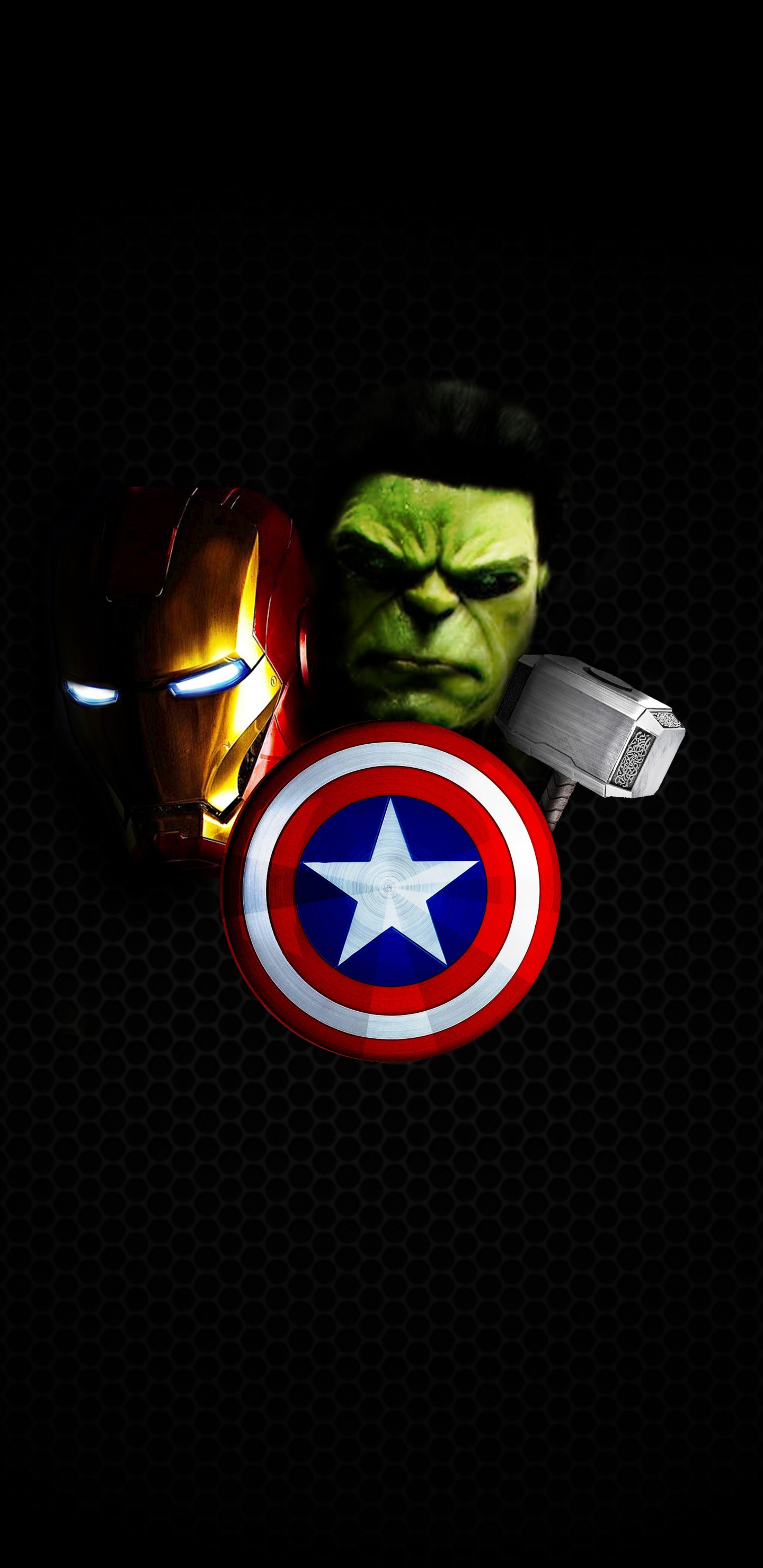 Download mobile wallpaper Hulk, Captain America, Comics, The Avengers for free.