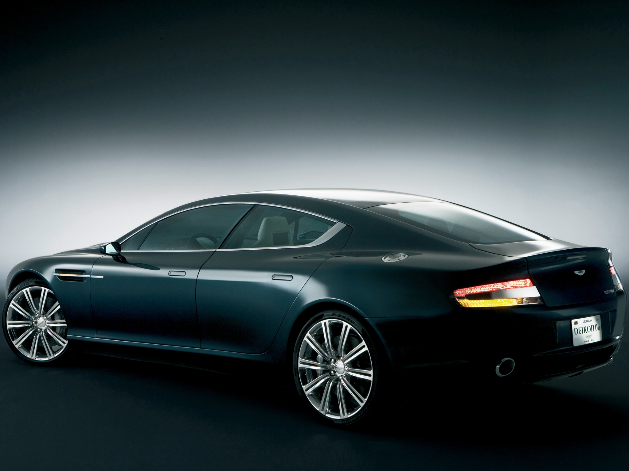 Free download wallpaper Cars, Side View, Concept Car, 2006, Rapide, Auto, Aston Martin on your PC desktop