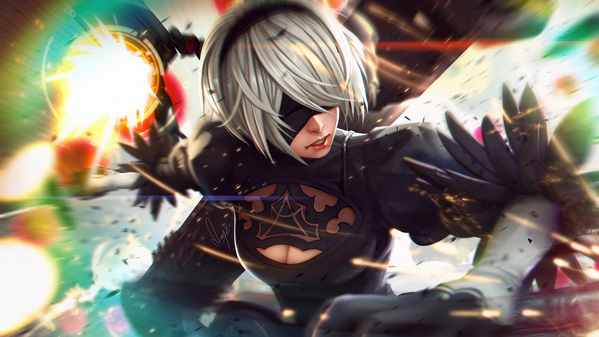 HD wallpaper: Nier: Automata, games art, Yorha unit no.2 type b, 2B (Nier:  Automata) | Wallpaper Flare