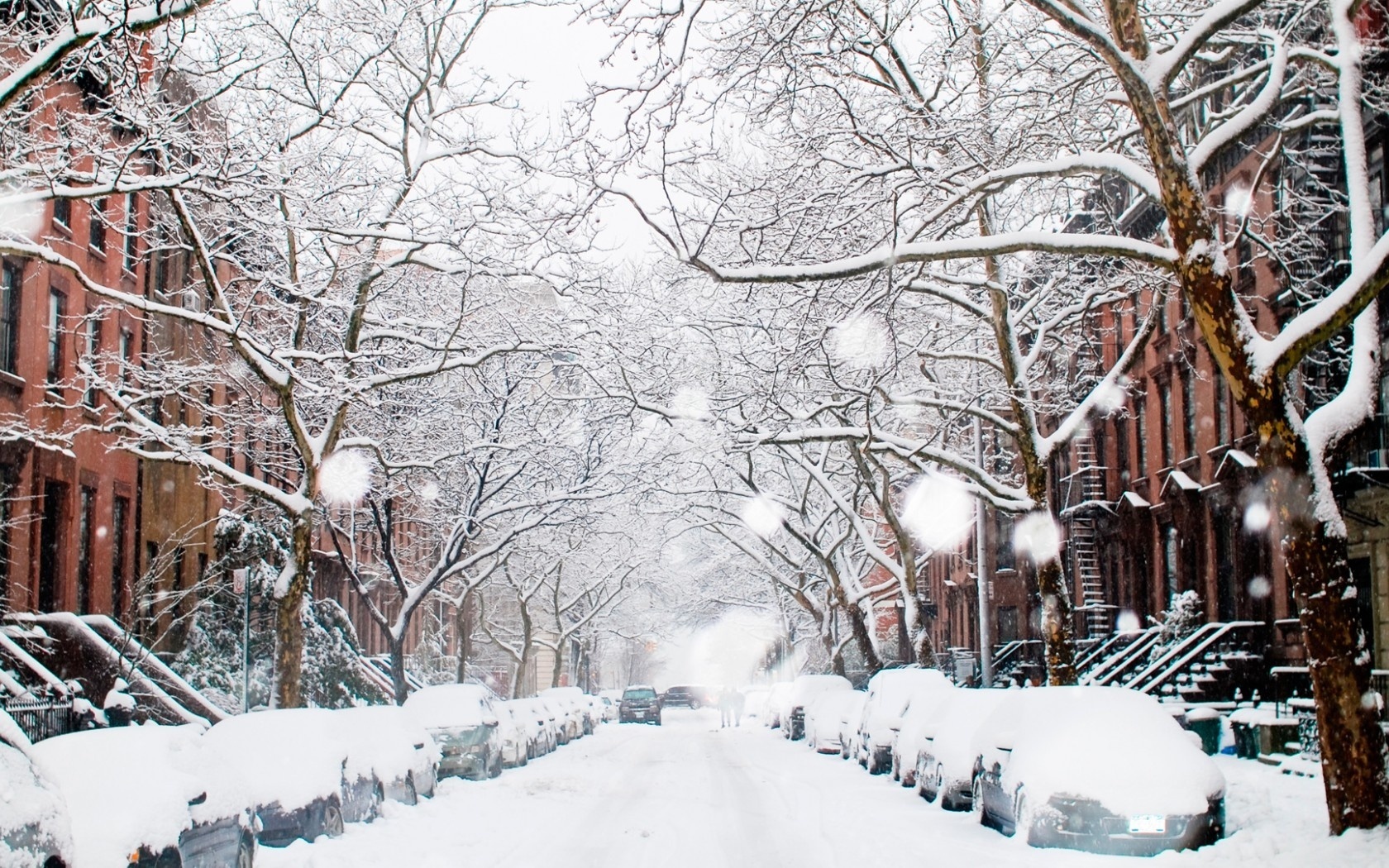 Download mobile wallpaper Winter, Roads, Landscape, Snow for free.