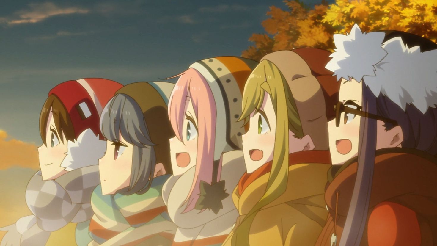 Лагерь на свежем воздухе. Laid-back Camp аниме. Yuru Camp аниме. Yuru Camp поцелуй. Лагерь на свежем воздухе Аой.