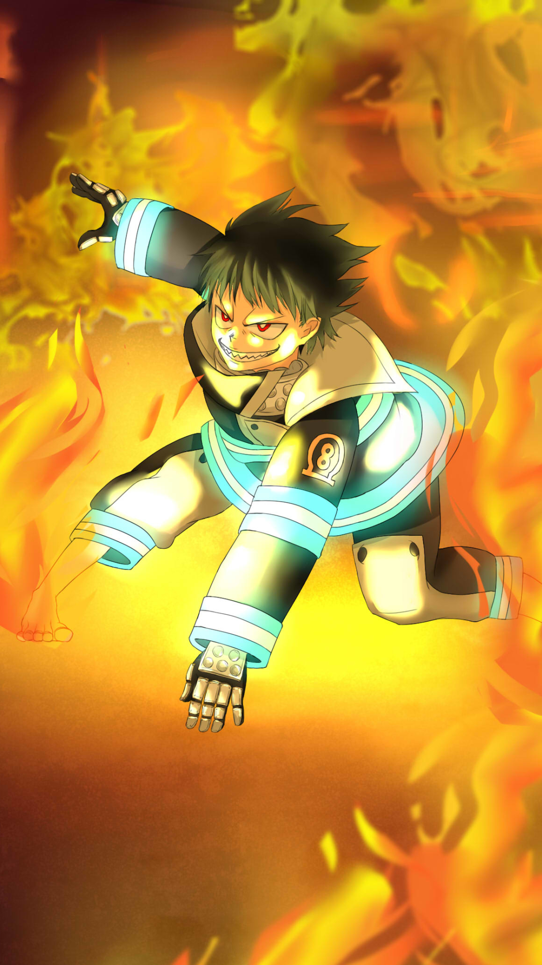 Download Shinra Kusakabe Fire Force Characters Wallpaper