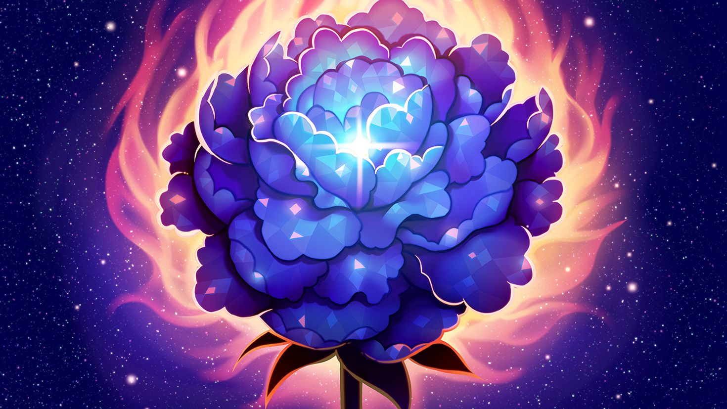 Космический Волшебный цветок