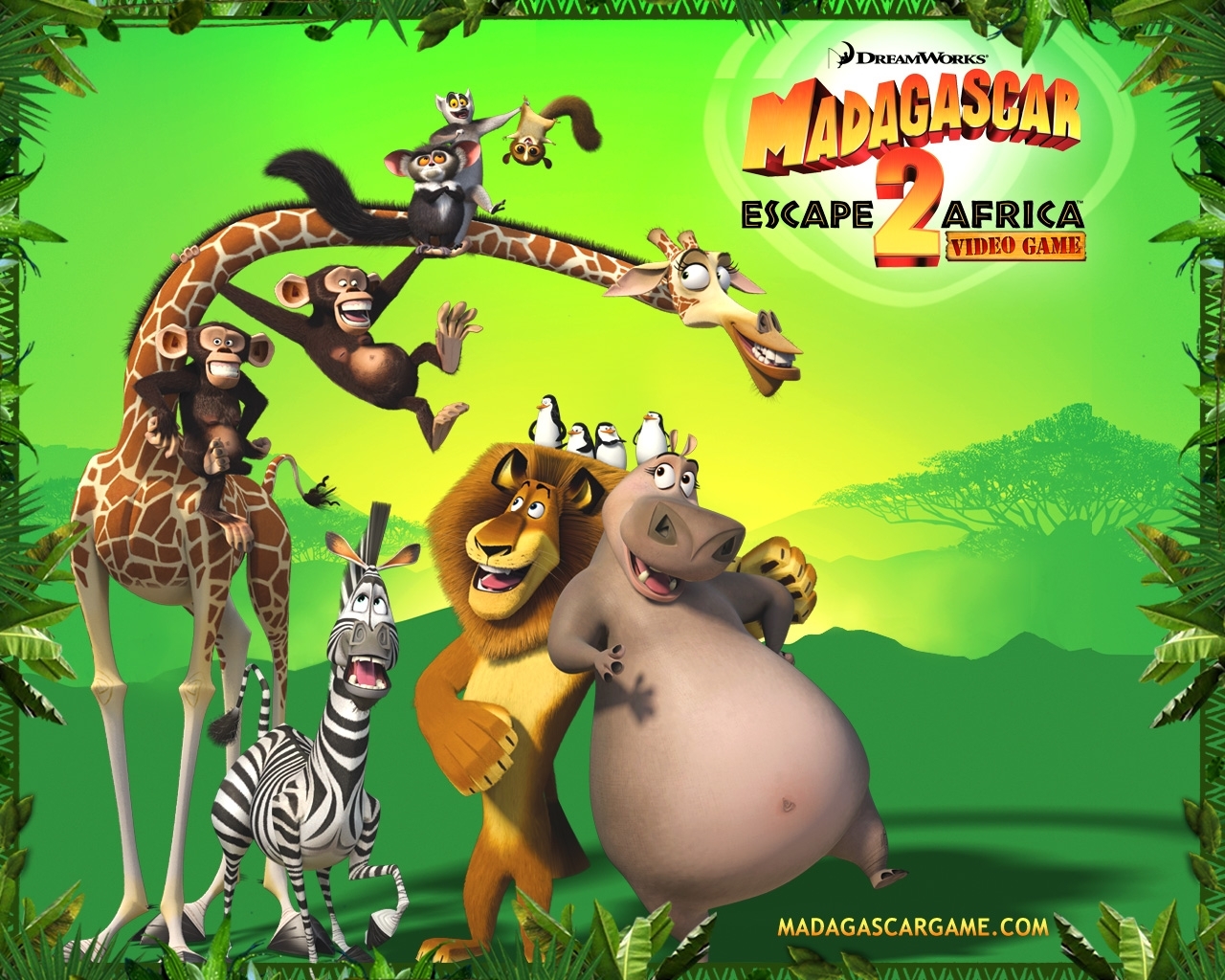 Handy-Wallpaper Madagaskar, Flucht Nach Afrika, Cartoon kostenlos herunterladen.