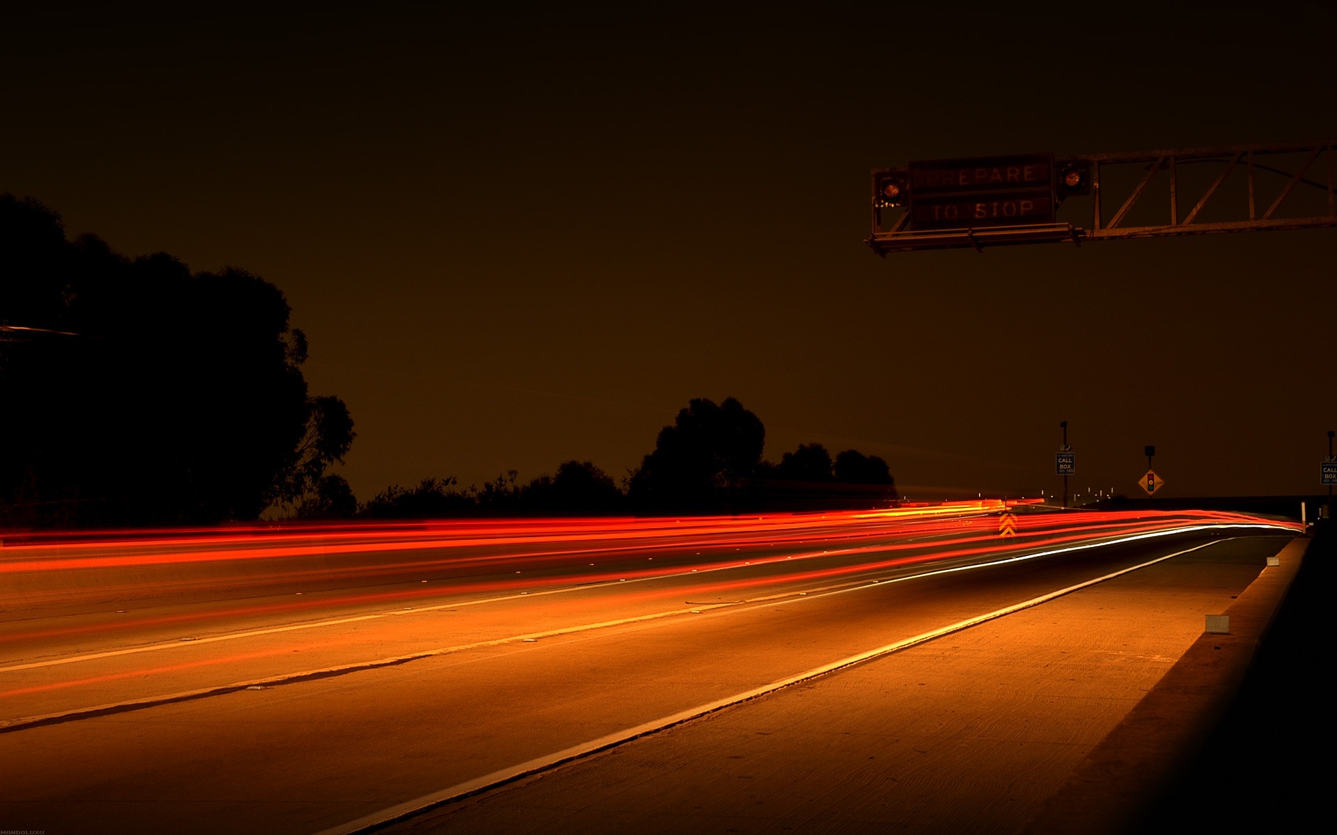 photography, time lapse, highway