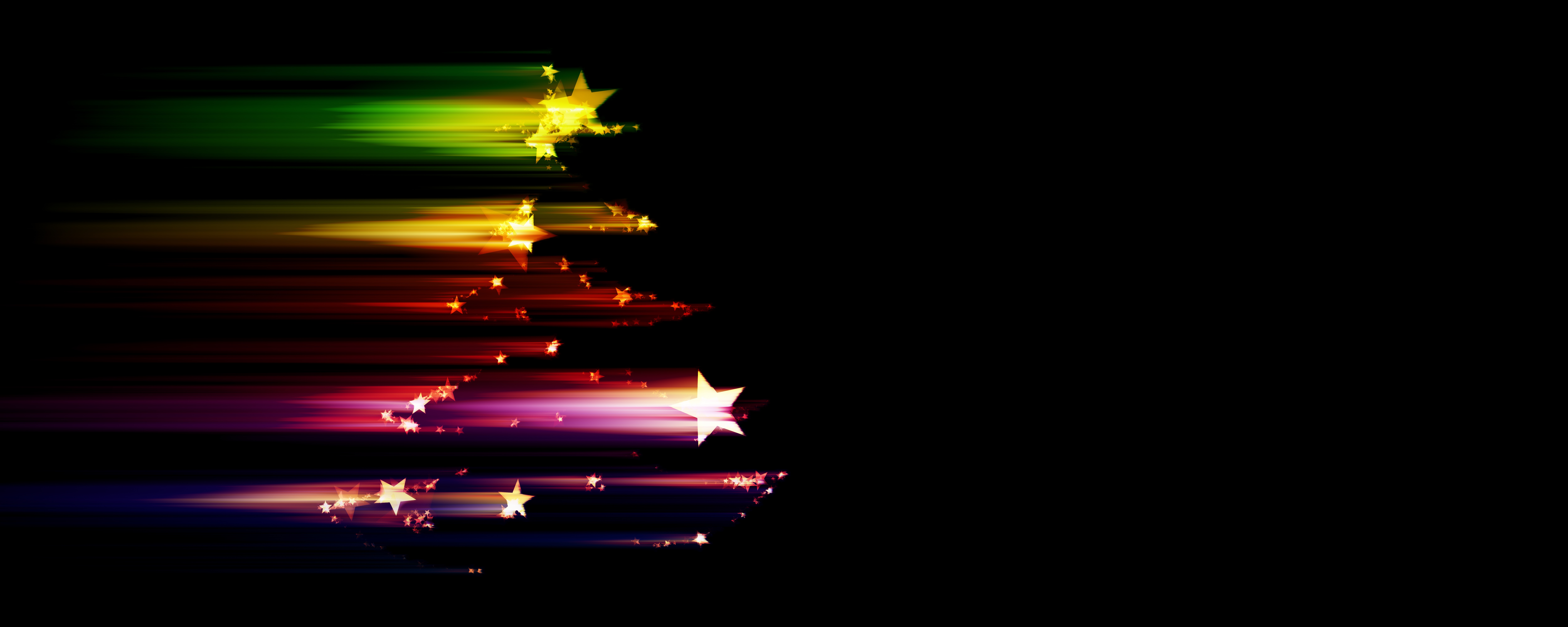 Download mobile wallpaper Beams, Rays, Stars, Motley, Brilliance, Shine, Abstract, Multicolored for free.