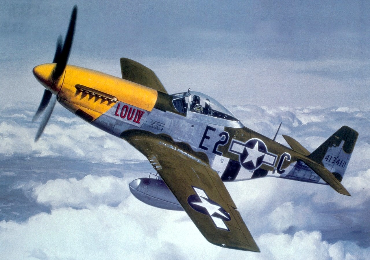 P51 Flying CadillacMustang guerra fighter Plane military painting  american HD wallpaper  Peakpx