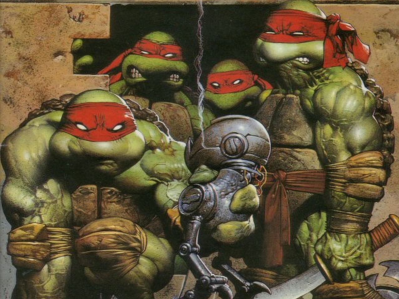 1477597 Hintergrundbild herunterladen comics, teenage mutant ninja turtles, raffael (tmnt) - Bildschirmschoner und Bilder kostenlos