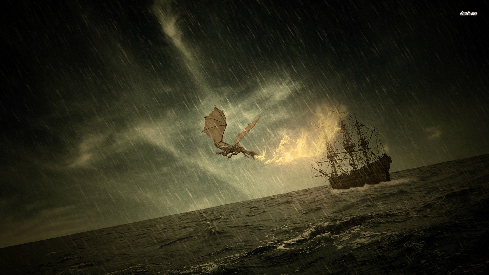 Море шторм корабль