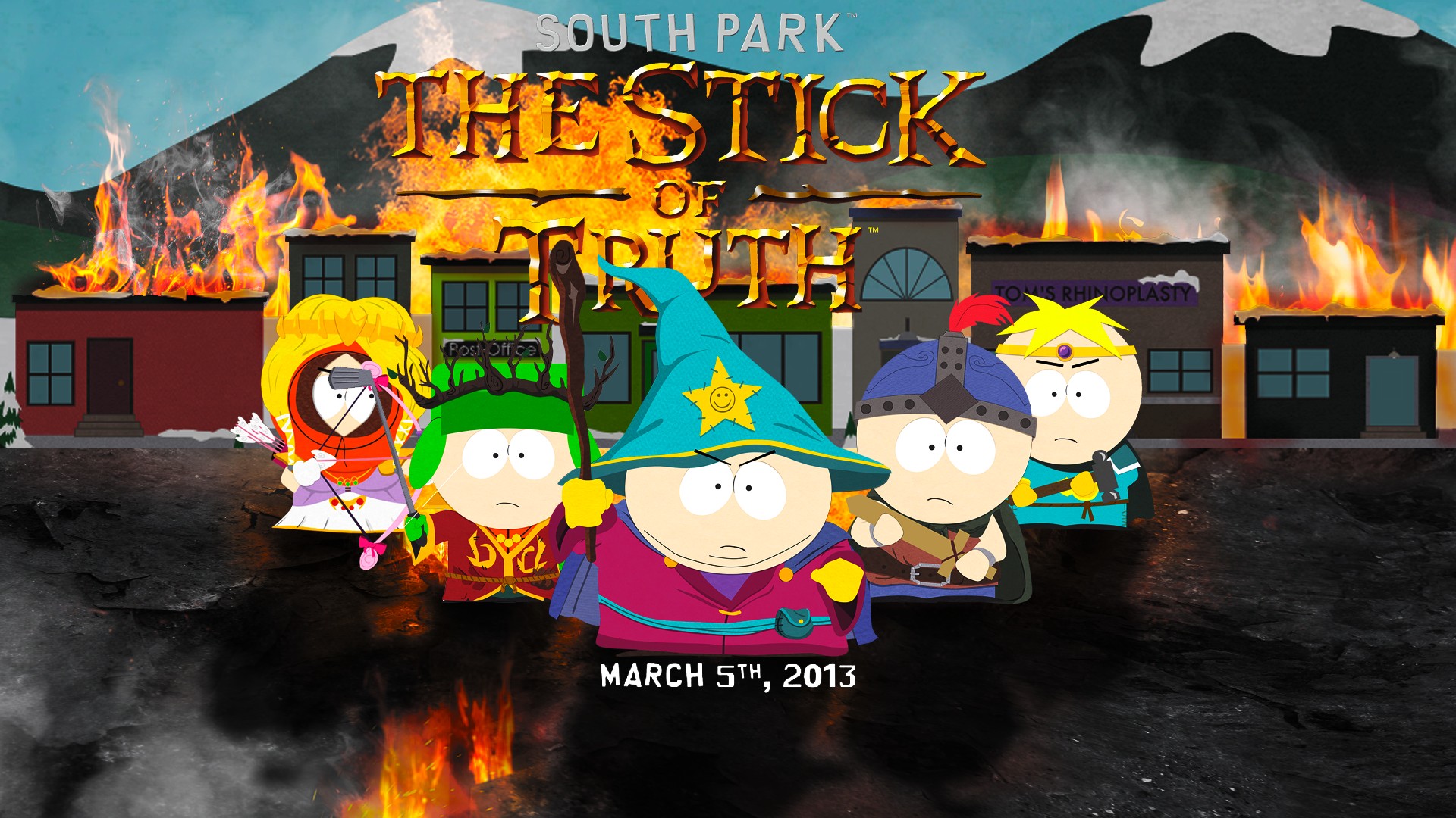 Южный парк the Stick of Truth обои
