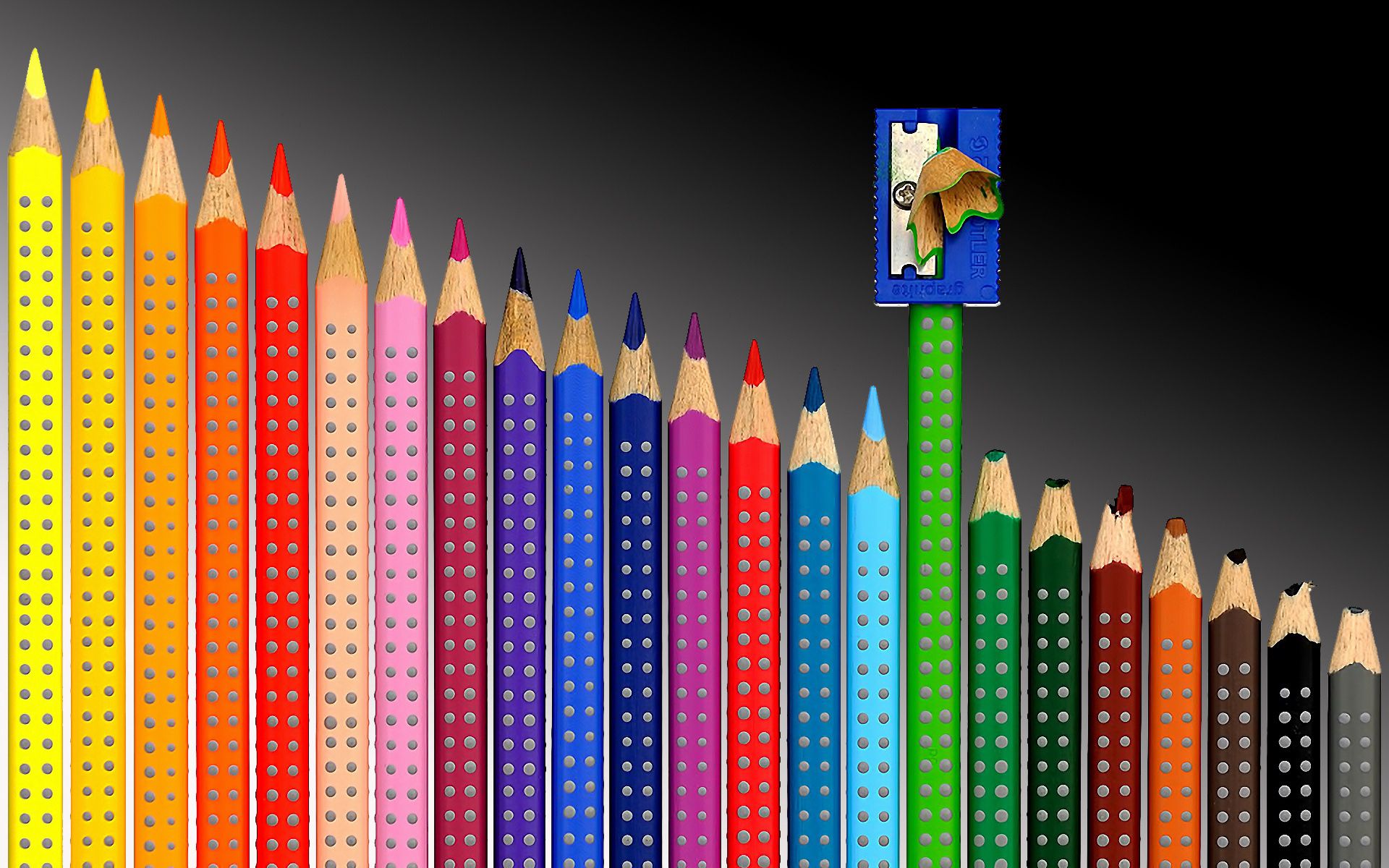 pencils, miscellaneous, miscellanea, color, pencil sharpener, sharpener iphone wallpaper