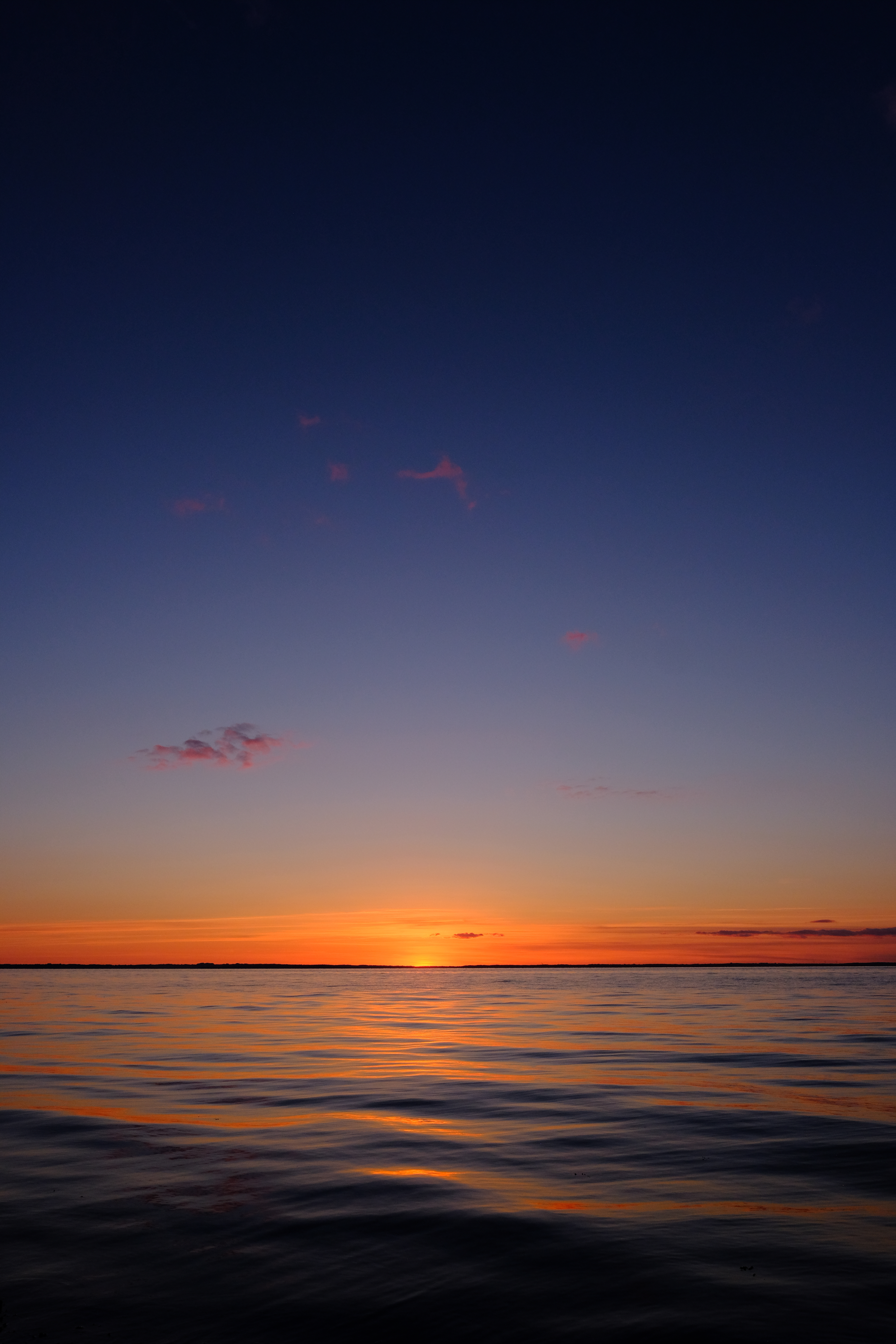 82394 Hintergrundbild herunterladen sunset, landschaft, natur, sea, horizont, dämmerung, twilight, abend - Bildschirmschoner und Bilder kostenlos