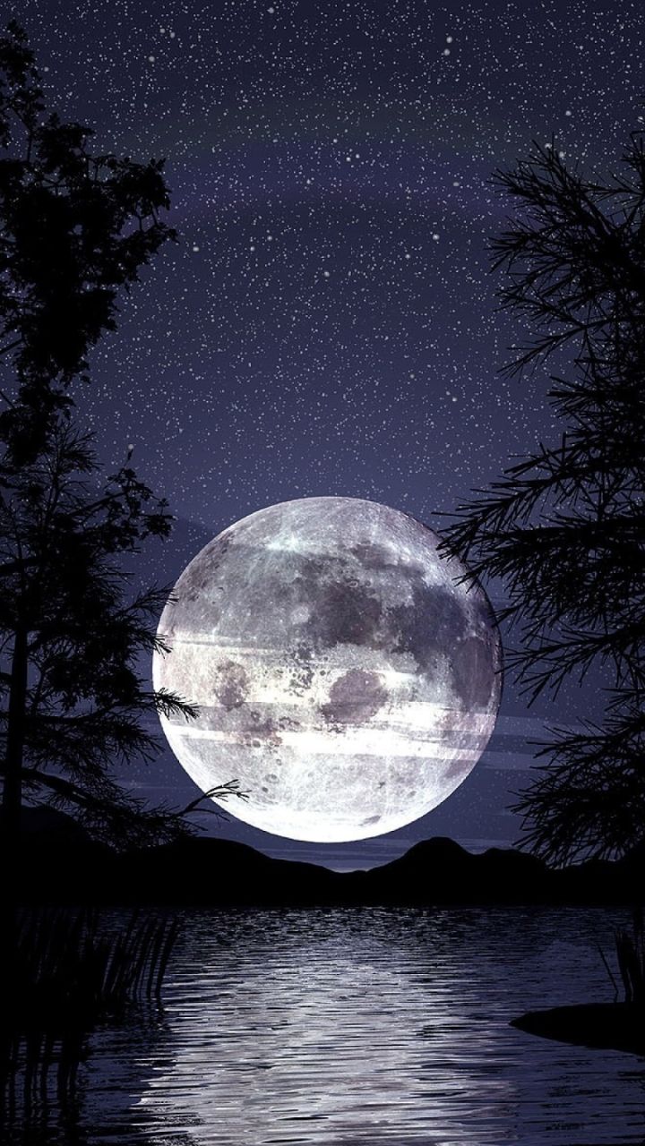 Отражение Луны