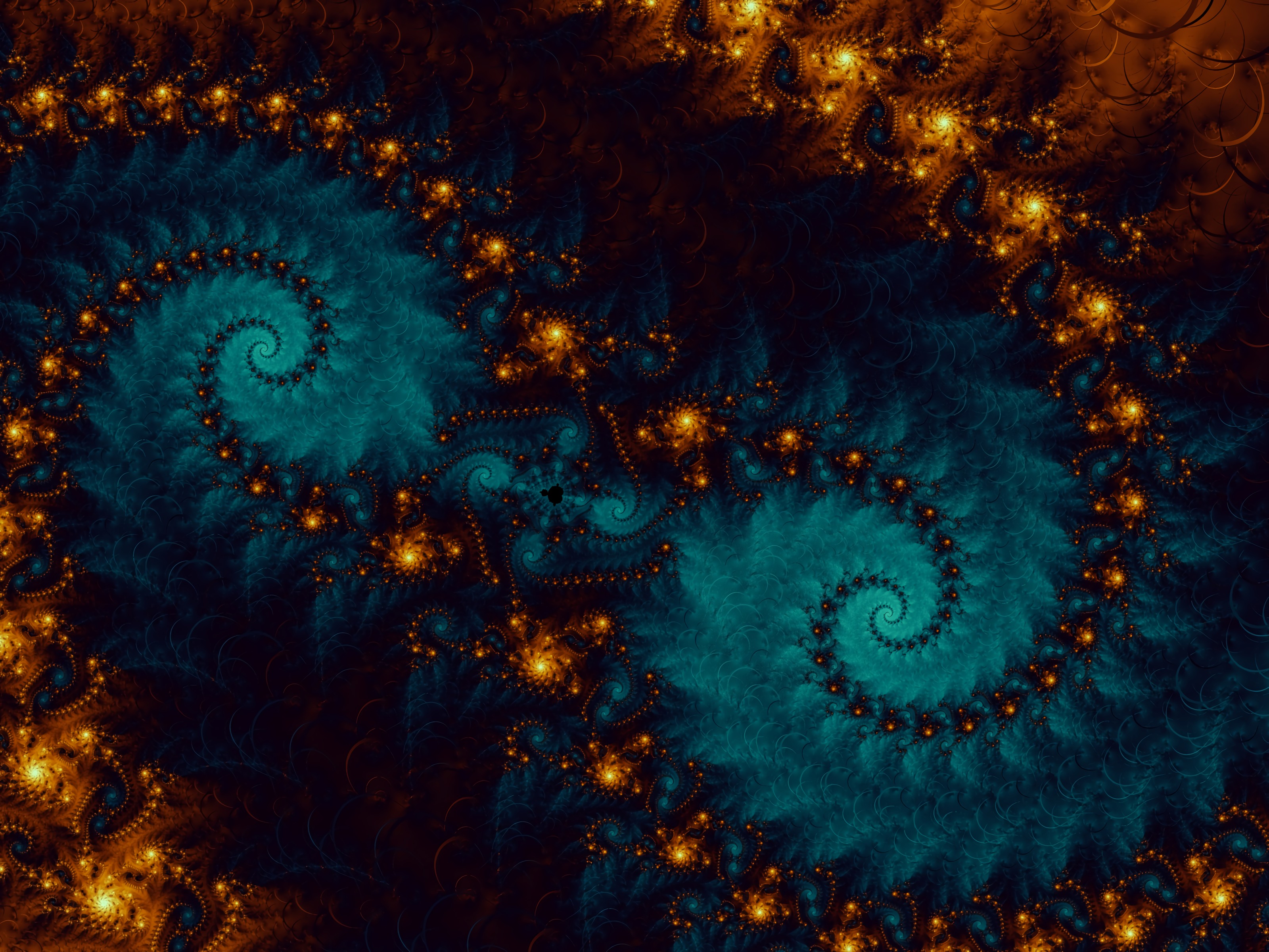 fractal, abstract, pattern, spiral, swirling, involute 4K Ultra